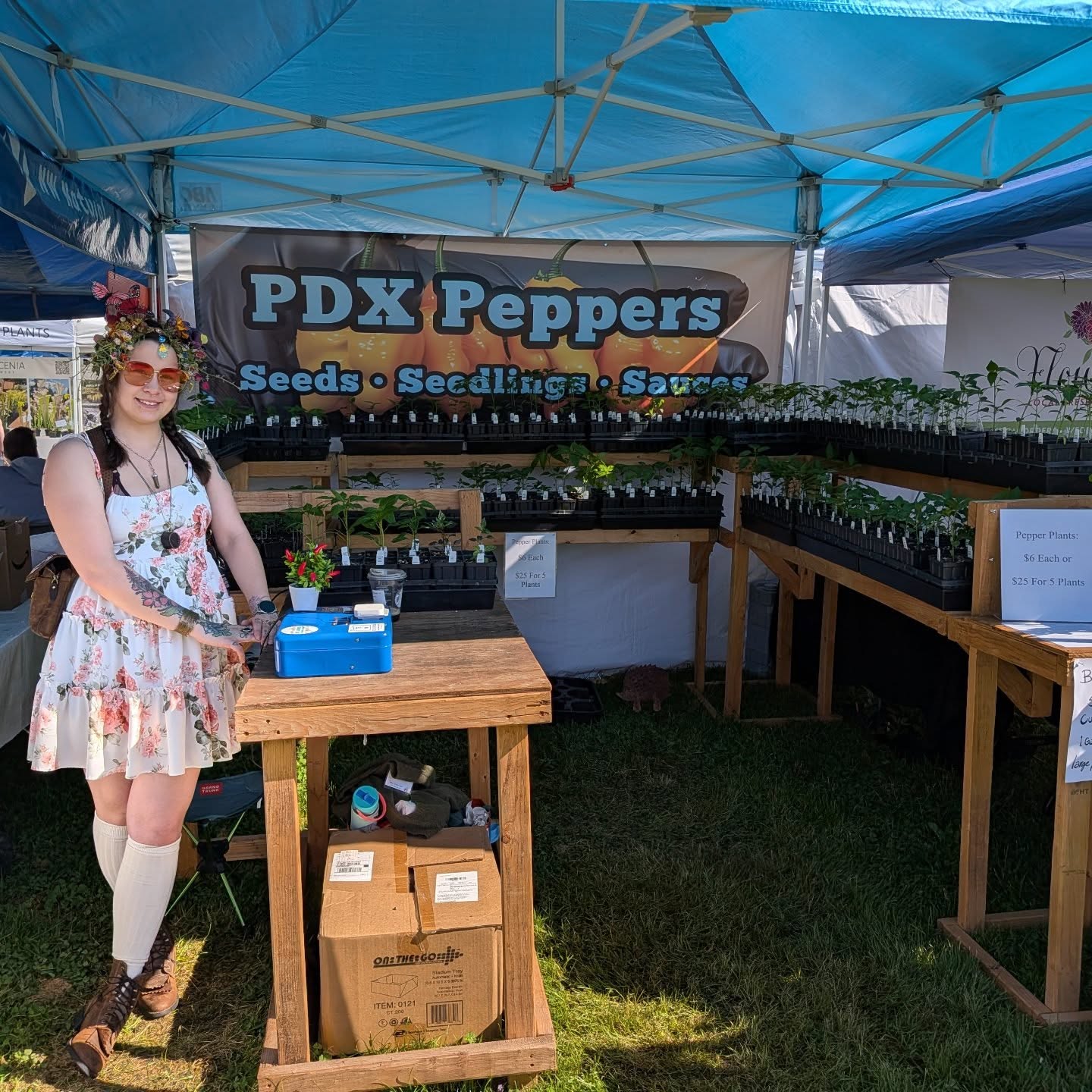 Come find us at the @springgardenfair until 4pm today!
•
#PDXPeppers #ThePepperNursery #SpringGardenFair