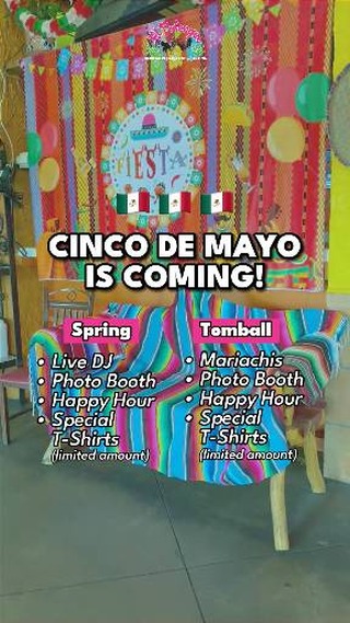 May is coming with the biggest Mexican party of the year: ๐๐ถ๐ป๐ฐ๐ผ ๐ฑ๐ฒ ๐ ๐ฎ๐๐ผ ๐ฒ๐ฝ
These are some of our special treats we got prepared for that big day.
~~~~~~
๐ We're open EVERY DAY!
๐ Give us a call!
โข (281) 376-6960
โข (281) 353-4055
๐ Website: gopalenque.com ~ Check our menu and become a Palenque VIP Member!
๐ Facebook: El Palenque Mexican Restaurant (/elpalenquetx)
๐ Instagram: elpalenquetx
๐ Twitter: elpalenquetx
ใฐ๏ธใฐ๏ธใฐ๏ธใฐ๏ธ
#supportsmallbusinesses #fooddiary #togofood #delivery #margarita