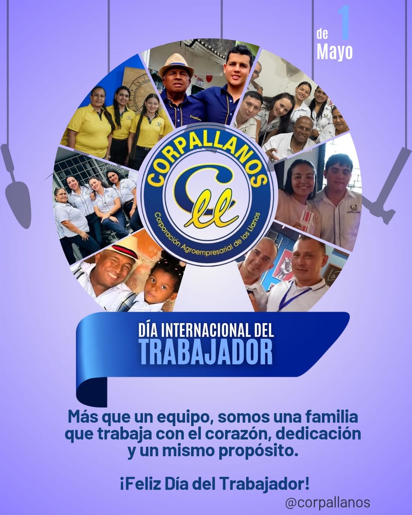 Hoy reconocemos que cada logro de la corporación, existe gracias al compromiso, la disciplina y el trabajo de cada uno de los que han hecho y hacen parte de este gran equipo.
Feliz Día del Trabajo.”
#diadeltrabajo
#granequipo