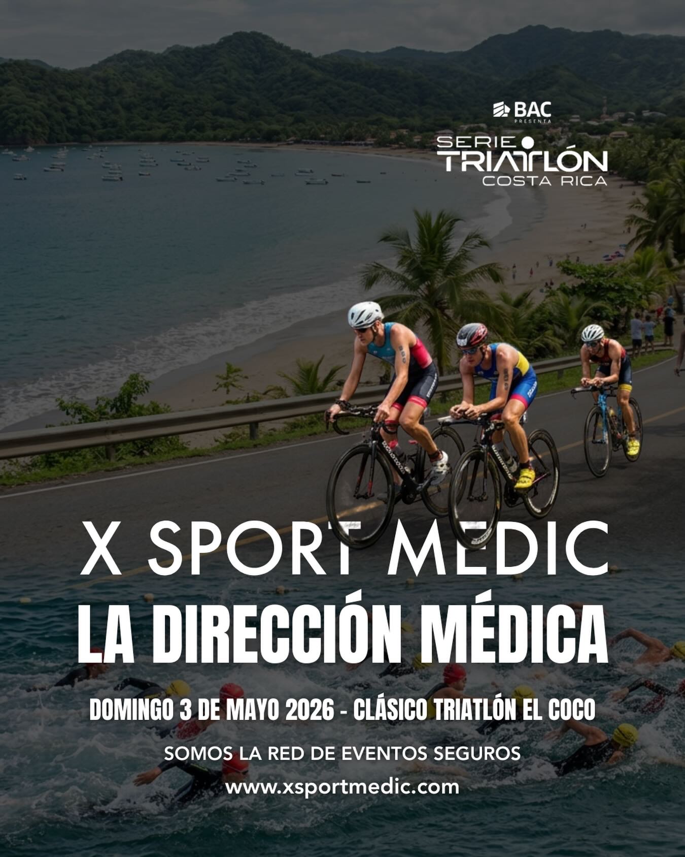 Semana intensa, de esas que te recuerdan por qué hacemos lo que hacemos. Días llenos de movimiento, decisiones importantes y momentos que se quedan con nosotros… y esto todavía no termina. 💥
Este domingo seguimos en acción, sumando una nueva experiencia desde la Dirección Médica de la @serietriatloncr en Playas del Coco.
Ahí estaremos, en cada salida, llegada y en cada momento clave, trabajando por lo más importante: la salud y la seguridad de todas las personas que forman parte del evento. 🩺🏊♂️🚴♂️🏃♂️
Porque cada historia importa, cada esfuerzo cuenta y cada persona merece sentirse segura.
Somos la red de eventos seguros, y esta serie no es la excepción. 🤝💙
Nos vemos el fin de semana!
www.xsportmedic.com