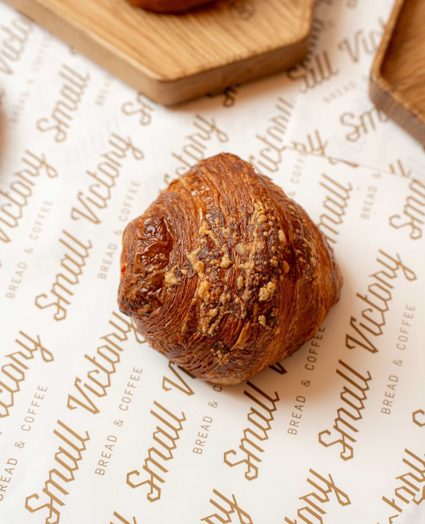 A look at our staples: the Bacon Cheese Croissant, Pain aux Raisins, Almond Croissant, and our Croissant Donuts.
Available every day until sold out.