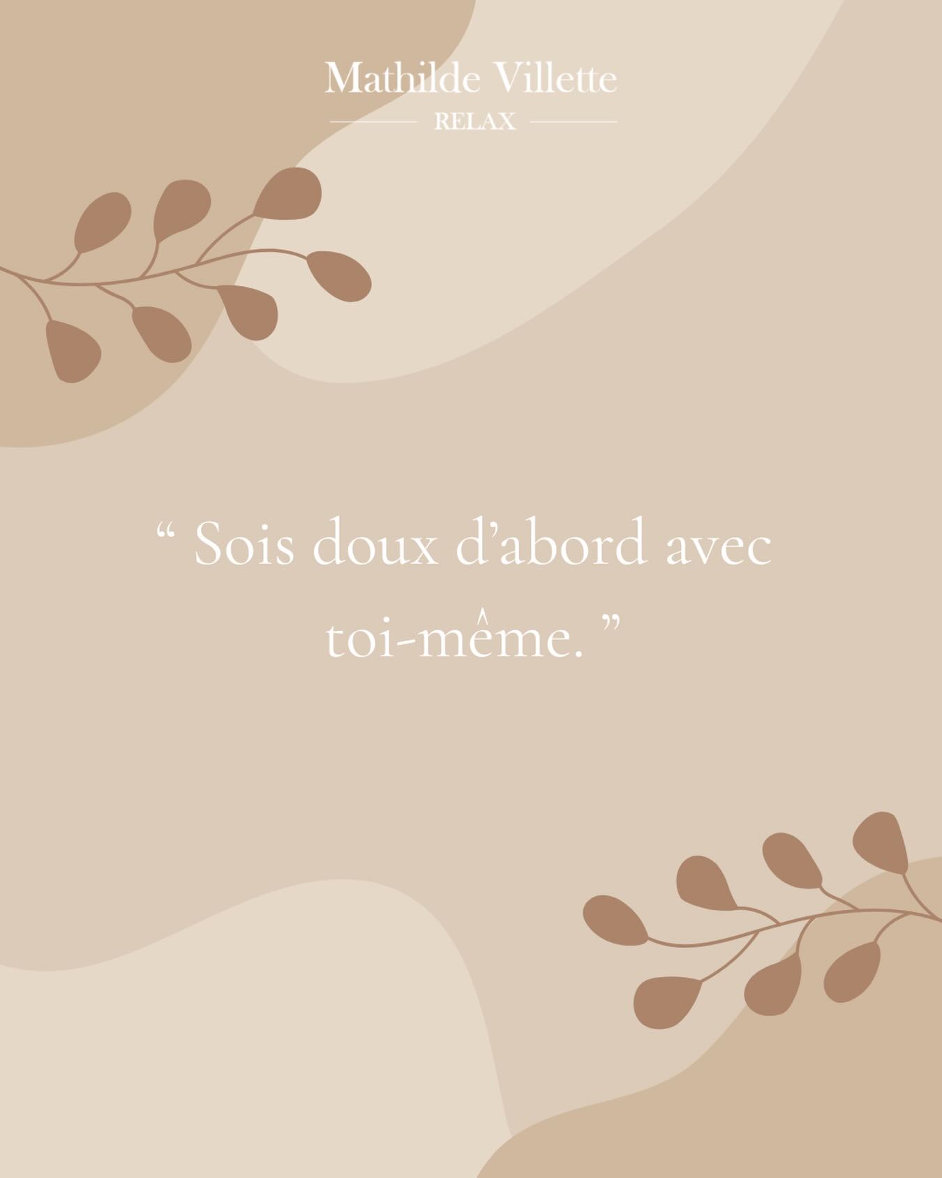 Un doux rappel pour s’écouter, ralentir et se reconnecter à ses besoins 🌸
Belle journée à vous 🤍
#citationdujour #bienetre #douceur #bienetretoulouse #cabinetbienetre