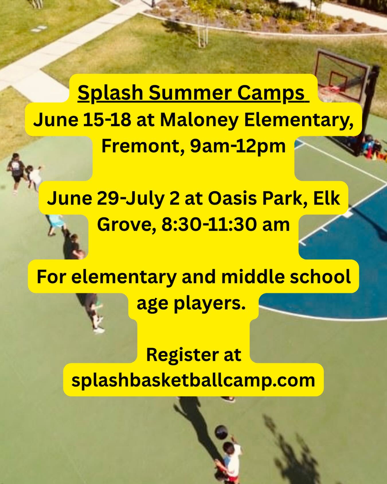 More info and registration at splashbasketballcamp.com π¦