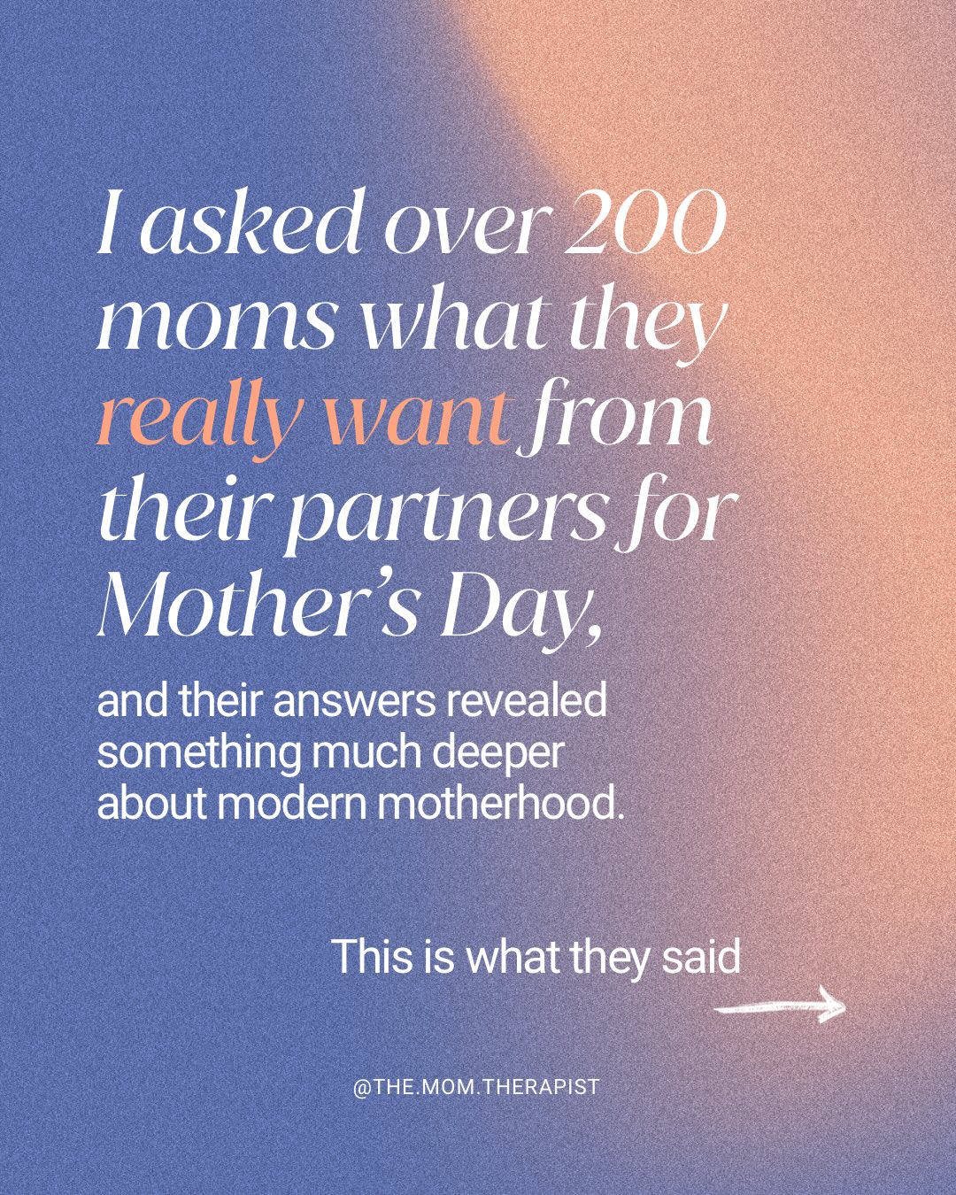 We like flowers AND a shared mental load 💐 If this resonates with you, here are a few of my favorite accounts to follow (your partner, too) for mental load support and tangible resources:
@drmorgancutlip
@sheisapaigeturner
@zachmentalloadcoach
#mothersday #mentalload #motherhood #parenting #fatherhood
