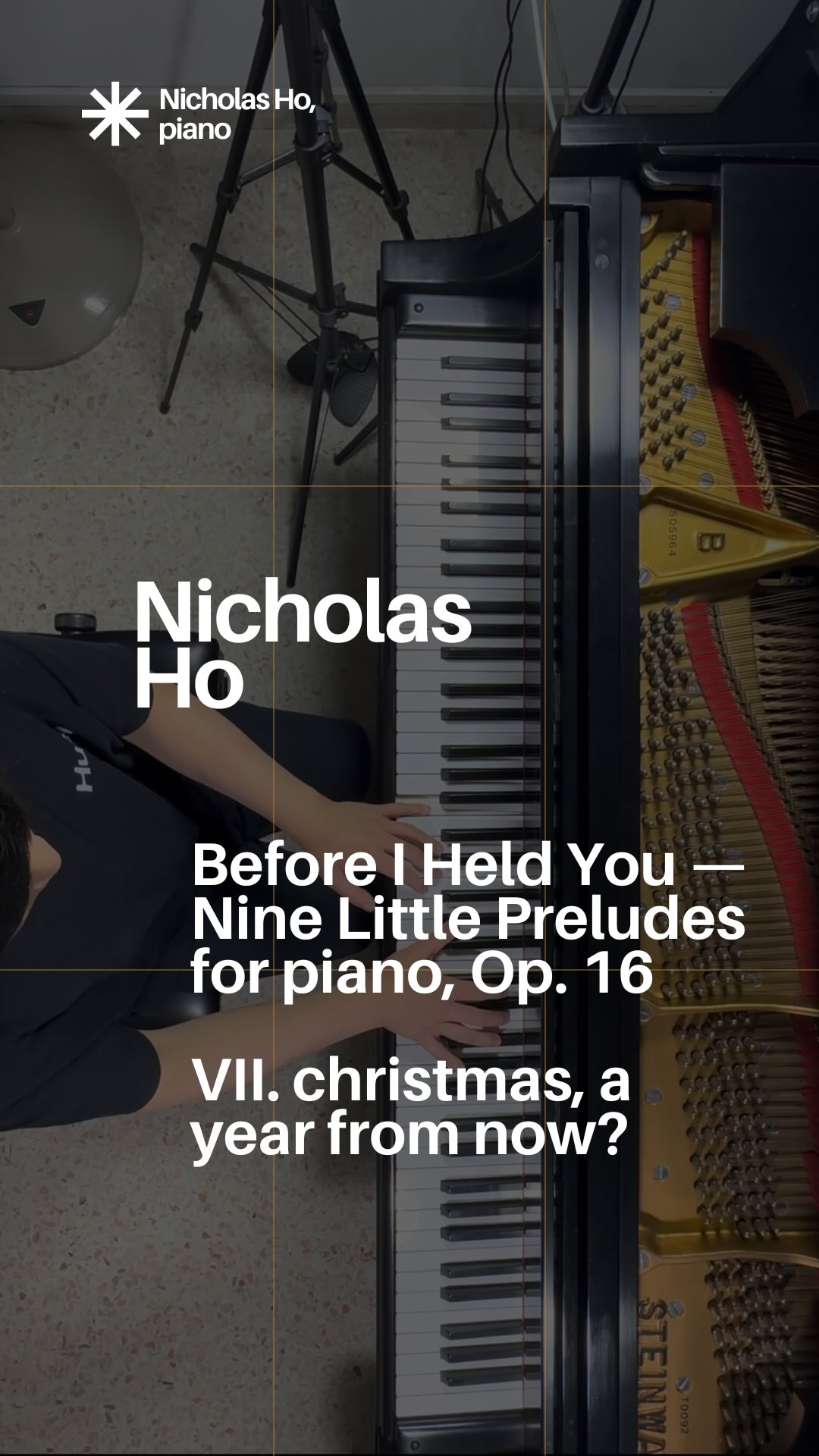 Here’s Prelude No. 7: “christmas, a year from now?” from my ongoing set, Before I Held You – Nine Little Preludes for piano, op. 16.
This prelude was conceived around Christmas 2025, a quiet moment of imagining what our little family might look like a year later, celebrating together. Christmas has always been my favourite holiday, and this piece holds those small, forward-looking dreams.
Here, I’m less of an “original” composer and more someone stitching together memories and influences.
Can you guess the three composers and pieces I quoted? 🙂
#pianistsofinstagram #piano #classicalpiano #pianist #pregnancydiary