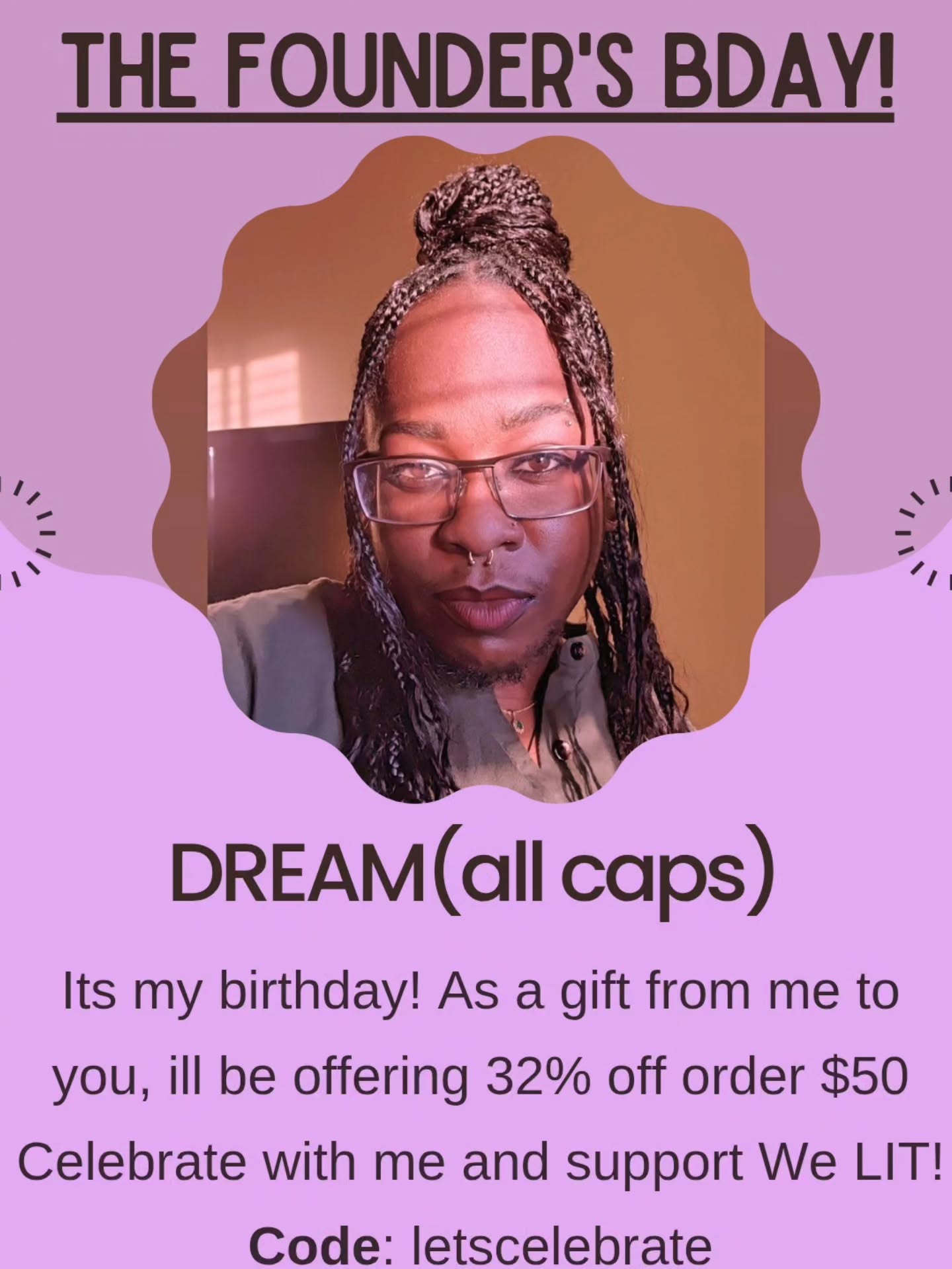 Its my birthday!
We are offering 32% off until May 4th!
Limited time offer!
Code:letsCelebrate