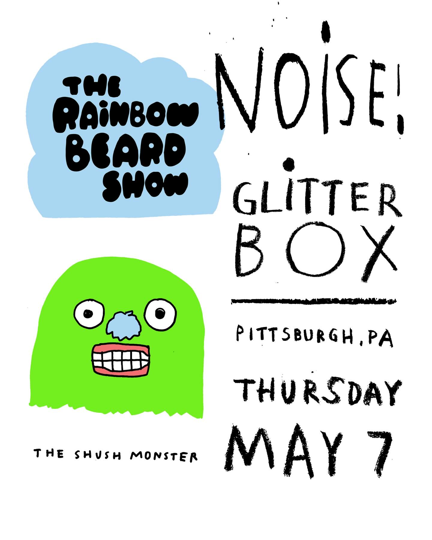 May 7! 6-7PM @theglitterboxtheater 🌈☺️💥!!! Looking forward to seeing our friends and making some new ones!!!
