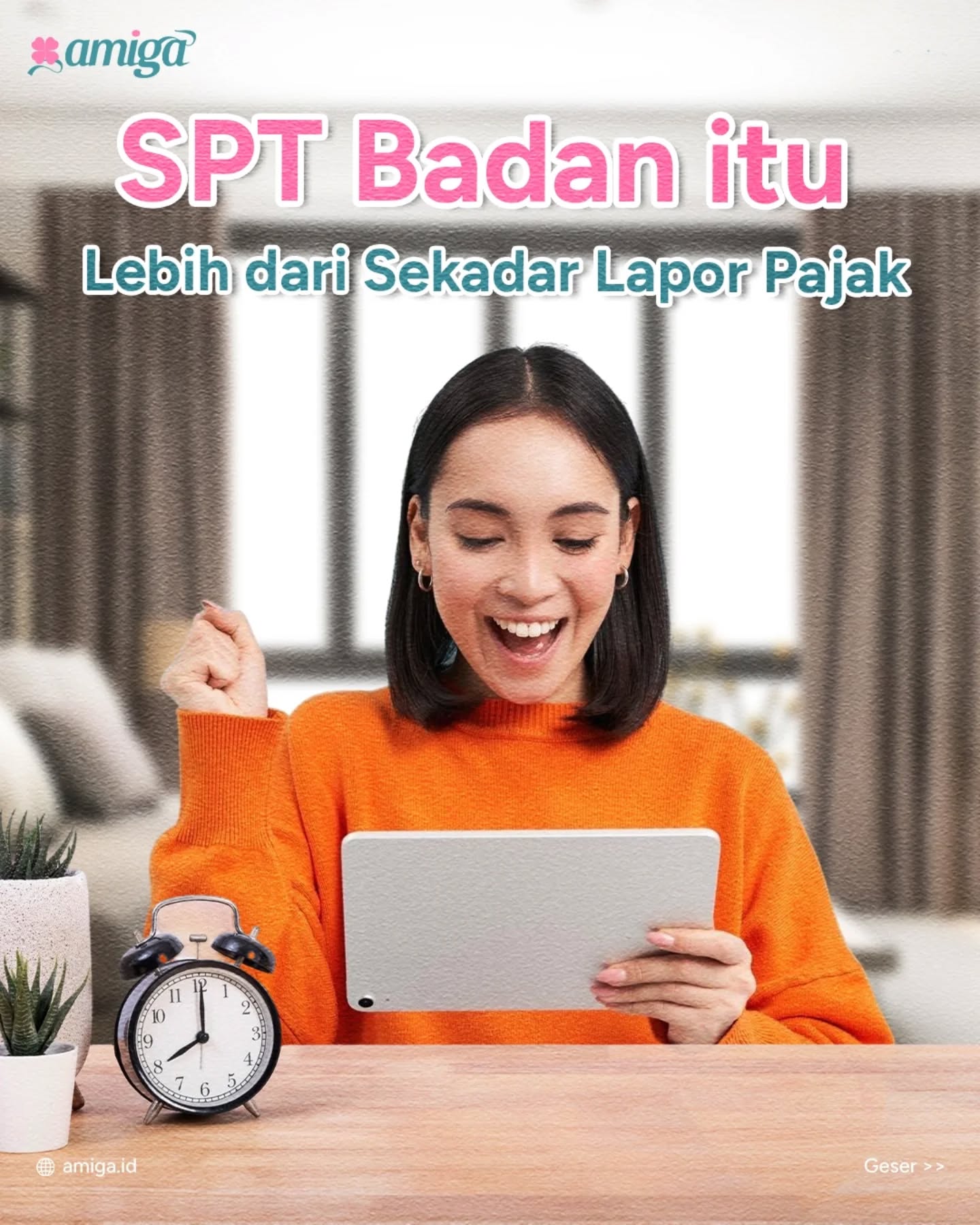 Data terbaru DJP menunjukkan sudah 11,65 Juta wajib pajak yang menuntaskan laporannya. Di sisa waktu menuju 30 April ini, pastikan laporan SPT Badan Anda sudah tersusun dengan akurat.
Jangan biarkan antrean sistem di menit terakhir menghambat kepatuhan bisnis Anda. Persiapkan sekarang, lapor dengan tenang.
Konsultasikan kebutuhan administrasi pajak Anda bersama Amiga. DM sekarang juga! 🚀
#amiga #sptbadan #pajak #djp #coretax