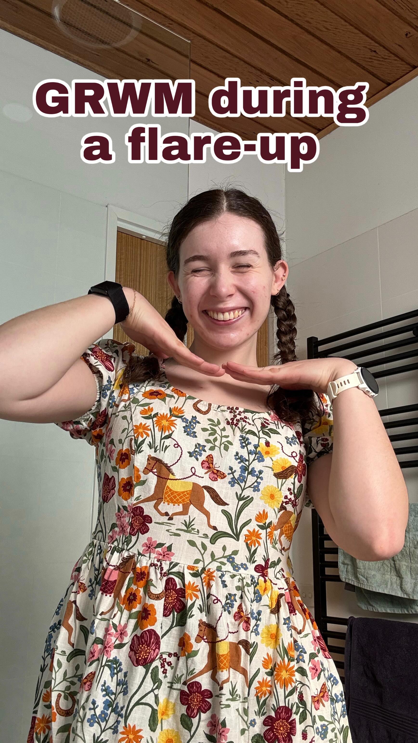 Welcome to episode 2 ✌️ of my GRWM series. Today I’m showing you how I honour my sensory & chronic illness needs in terms of dressing whilst in a flare-up.
Here are the choices I made when getting ready & why:
- a comfy dress that’s suitable for a day in bed 👗 it’s from @princesshighwayclothing
- compression clothing - whilst not the most comfortable, this is important for managing my POTS 🧦 my compression socks are from @funkysockco & my compression shorts are from @supacore
- a basic skincare routine, keeping it easy & short to reduce fatigue
- simple skincare products for my sensitive skin - @wildrefill deodorant, @cerave_aunz cleanser & moisturiser & @larocheposayaunz sensitive eyes sunscreen 🧴
- I use my @bystorm.beauty tool to apply any makeup products, most days this is just a clear eyebrow gel (code SAFFRONCANNYSMI will get you a discount) 💄
- I don’t worry about washing my hair often (to help manage my energy levels) & instead keep it in easy hairstyles such as braids & plaits
- I listen to an audiobook whilst getting ready, which helps me stay on task (& also distracts me from my symptoms) 🎧
Thanks for joining today’s GRWM. What topic should my next one focus on? 🫶