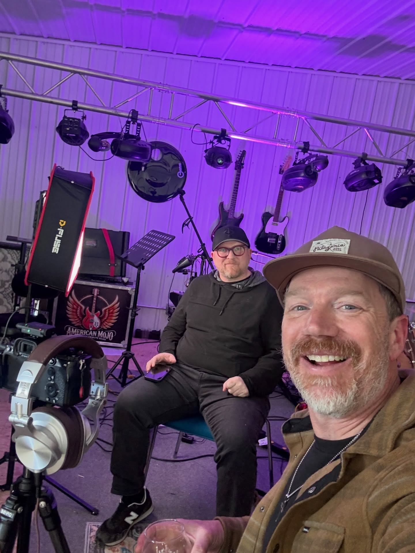 Interviewing people about a band at a brewery. Some days our work is really hard.
Thanks for sitting down on your birthday Aaron!