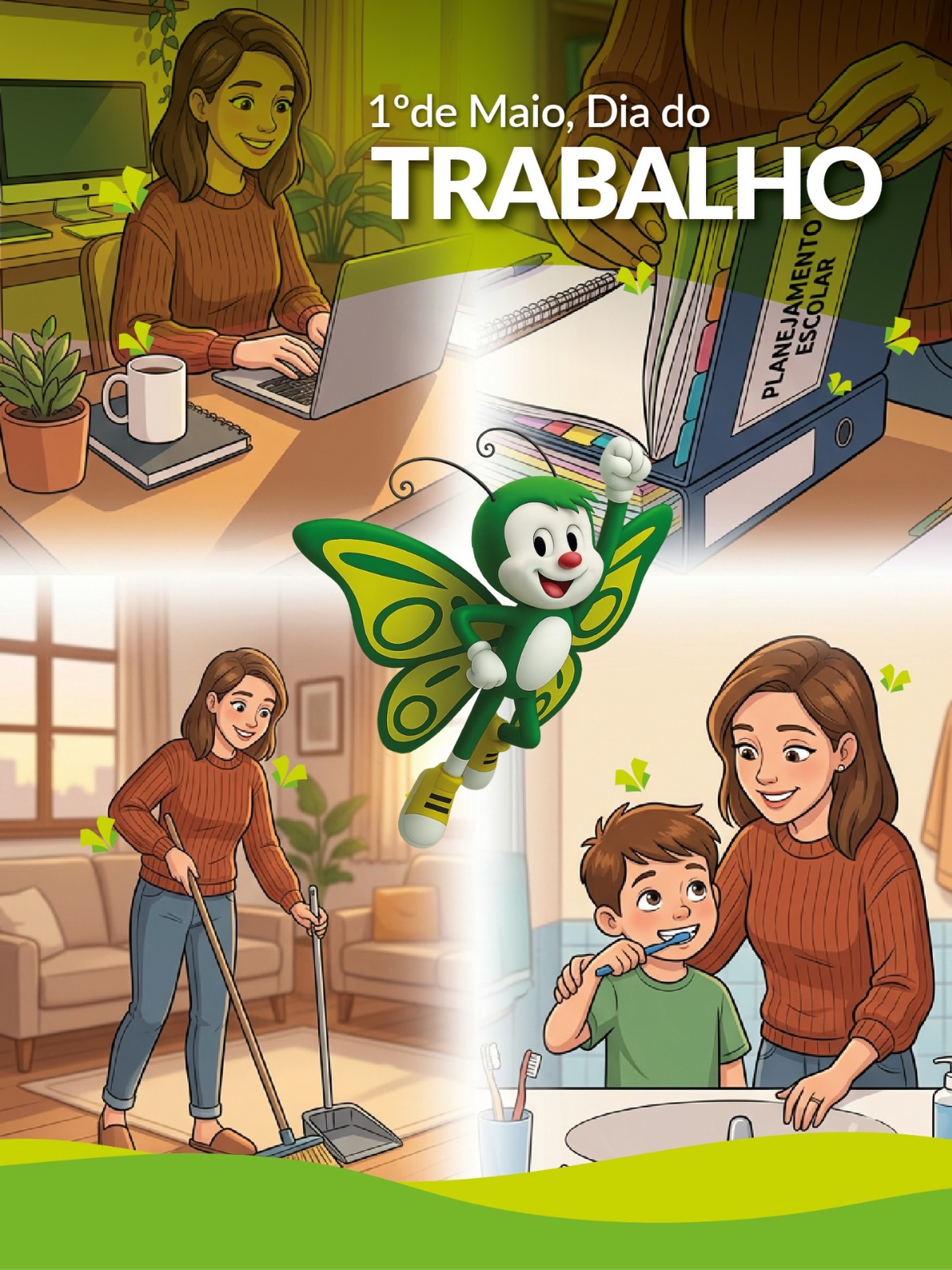 Esta data costuma nos levar a pensar em profissões, carreiras,trajetórias e somente nos trabalhos que GERAM dinheiro. Mas o trabalho é maior do que aquilo que fazemos fora de casa.
Existem diferentes formas de trabalhar. Algumas visíveis, outras silenciosas. Algumas reconhecidas, outras que sustentam a vida sem aparecer. Todas, no entanto, essenciais.
O trabalho está na construção diária, nas escolhas repetidas, nos esforços contínuos e na responsabilidade assumida ao longo do tempo. É ele que organiza, sustenta e dá direção a muitos dos caminhos que seguimos.
Neste 1º de maio, o convite é ampliar o olhar. Reconhecer, valorizar e celebrar todas as formas de trabalho (remunerados ou não) que constroem, todos os dias, a vida como ela é.
#OficinaDasFinanças #DiaDoTrabalho #EducaçãoDeComportamentosFinanceiros #EducaçãoQueTransforma