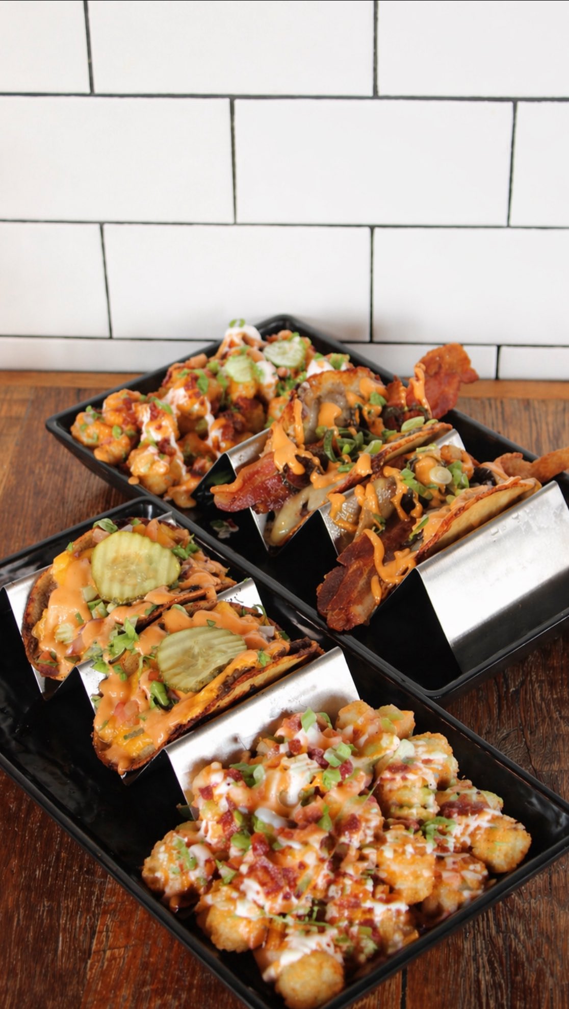 May just got an upgrade 🌮🔥
Our Burger of the Month is here and it’s not your average bite… it’s Smash Tacos.
Crispy corn tortillas, USDA Prime beef smashed to perfection, melted cheese, and layered with bold, craveable flavors that hit every time. Served with our signature chipotle tater tots to bring it all together.
Two ways to do it:
Classic or Atomic… depends how far you want to take it.
Limited time only. Once May’s gone, so are these.
📍Available now at Burgerology
Come try them before they’re off the menu.