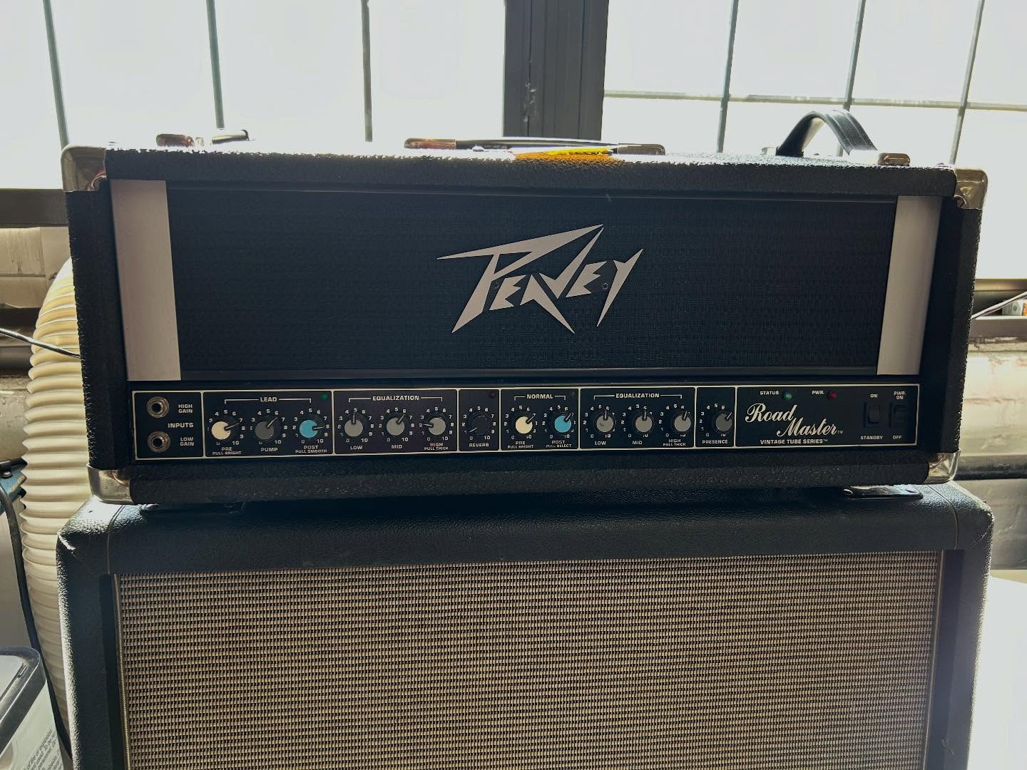 I added a post phase inverter master volume to this and it roars. This amp is cool. Peavy Roadmaster