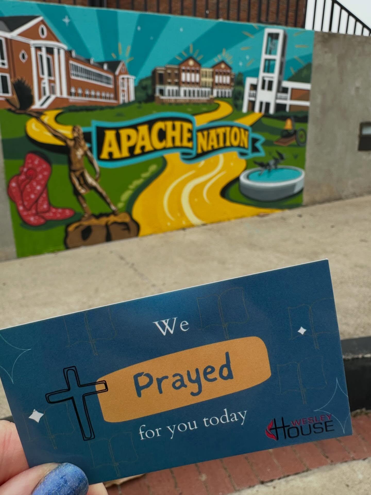 Join us in praying for students and faculty as finals approach. Finish strong Apaches!