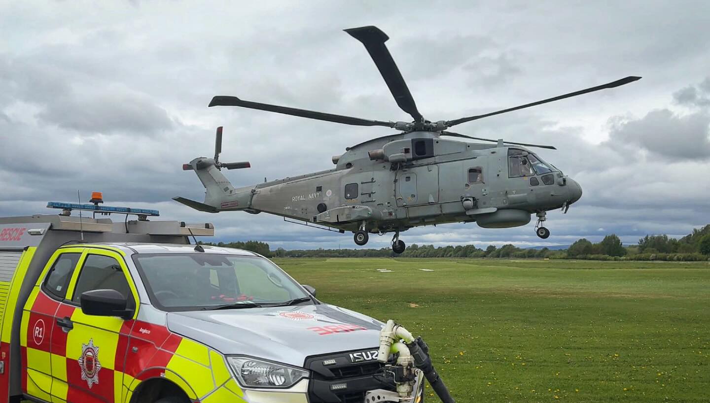 Royal Navy dropping in while we keep things covered on the ground — just another day at Barton.
#Aviation #Helicopter #RoyalNavy #EGCB #AirfieldLife