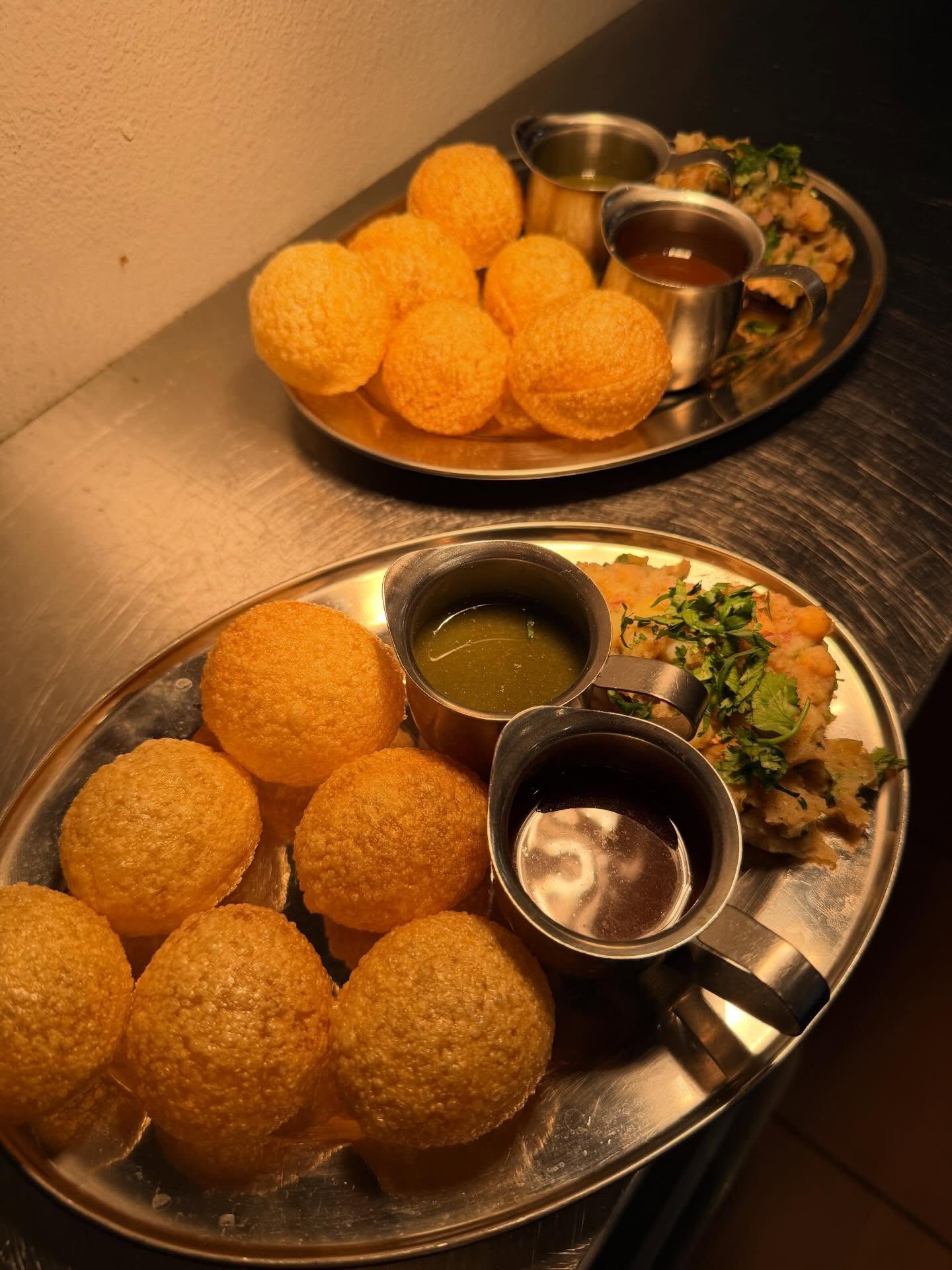 Golden, crispy perfection ✨
Our pani puri is serving crunch, flavour, and a little bit of magic in every bite 💫 Filled, dipped, and devoured the way it should be 🤍
Trust us… you won’t stop at one 😉