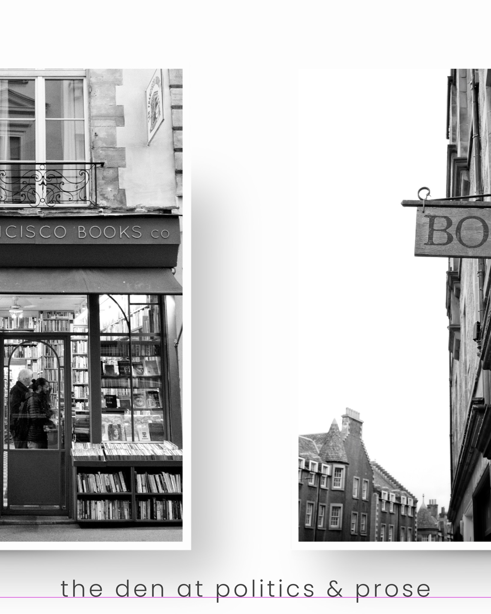 Live at The Den 📖✨
the bookstore collection is officially installed and ready for viewing at Politics & Prose on Connecticut Ave.
I’ve hung 12 of my favorite framed bookish prints to kick off this month-long solo exhibition. Whether you’re a regular at The Den or just passing through the neighborhood, I hope you’ll take a moment to have a peek.
See you there for the best coffee in D.C. + books!
📍 The Den at Politics & Prose (5015 Connecticut Ave NW)
🗓️ May 2026
🖼️ kpm photo art solo exhibition
.
#kpmphotoart #politicsandprose @politicsprose #bookstoreart #chevychasedc @denpandp