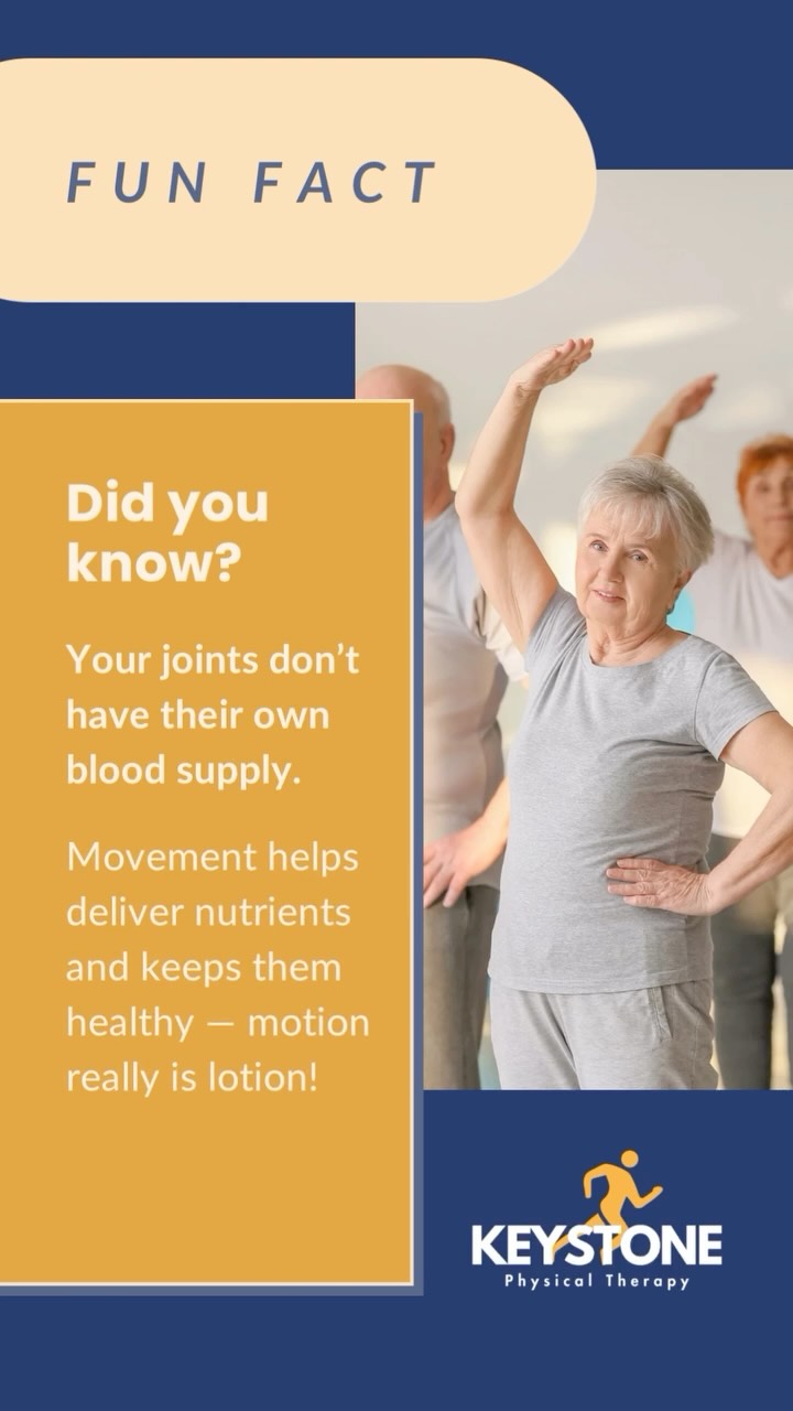 Did you know your joints rely on movement—not blood flow—to stay healthy?
Unlike muscles, many joints get their nutrients through motion. That means regular, gentle movement helps keep them lubricated, nourished, and feeling their best. Sitting still too long? That’s when stiffness sets in.
Keep it simple: move often, move well.
#DidYouKnow #MobilityMatters #MoveBetter #JointHealth #StayActive