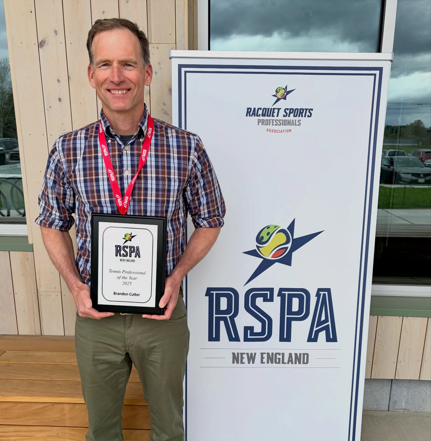 Big congratulations to our Tennis Director, Brandon Cutter, on being named RSPA/USPTA New England Tennis Professional of the Year 2025 đđž A well-deserved honor for the passion, leadership, and dedication he brings to our courts and community every day.