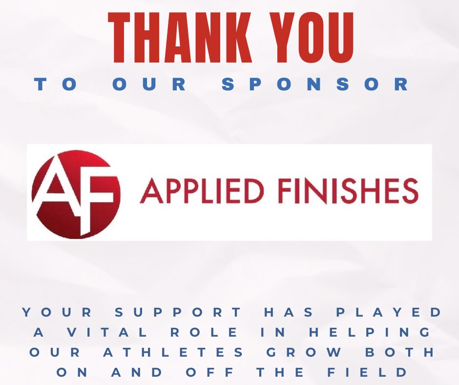 Aces Baseball wants to thank Applied Finishes for supporting these young men and their venture of baseball! We appreciate you! ⚾️👊🏼