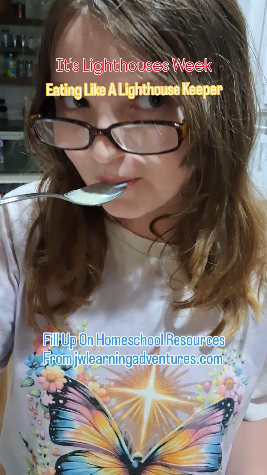🌊Putting their kitchen skills to work as they prepare and taste corn chowder, a lighthouse keeper's staple meal. There's so much to learn about surrounding lighthouses and their history!
⛵️Sail to jwlearningadventures.com to fill up your homeschool with support, resources, and fun! Sign up for FREE to get freebies, inspiration, and encouragement straight to your inbox!
🧡Learning is a lifelong adventure- let's make it a fun one!
#lighthouse#lighthousekeeper#learningwithfood#homeschoollearning#history