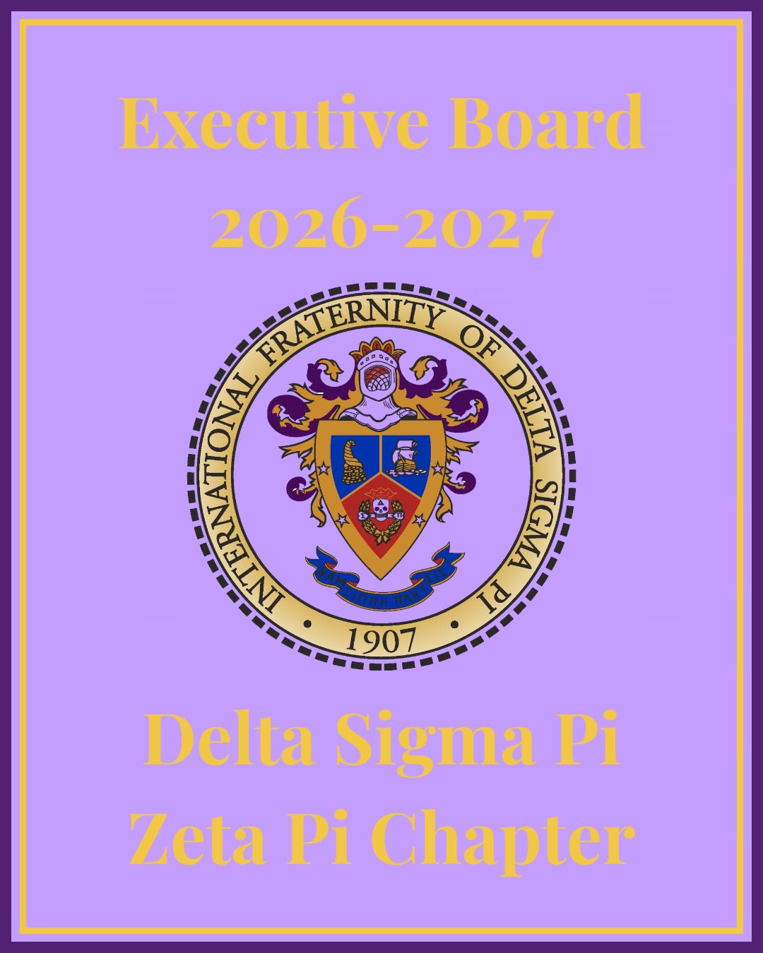 We’re so excited to introduce our 2026–2027 Executive Board! We can’t wait to watch them do incredible things this upcoming year. 💜🙌
A big thank you to our outgoing board for their commitment, leadership, and the meaningful impact they’ve made on our chapter.