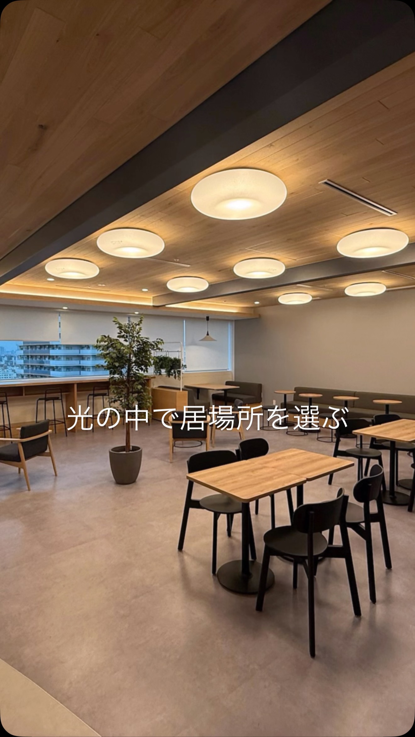 墨田区役所 厚生室
2026.4.1
食べる
休む
語らう
光の中で、
居場所を選ぶ。
#questworksarchitects