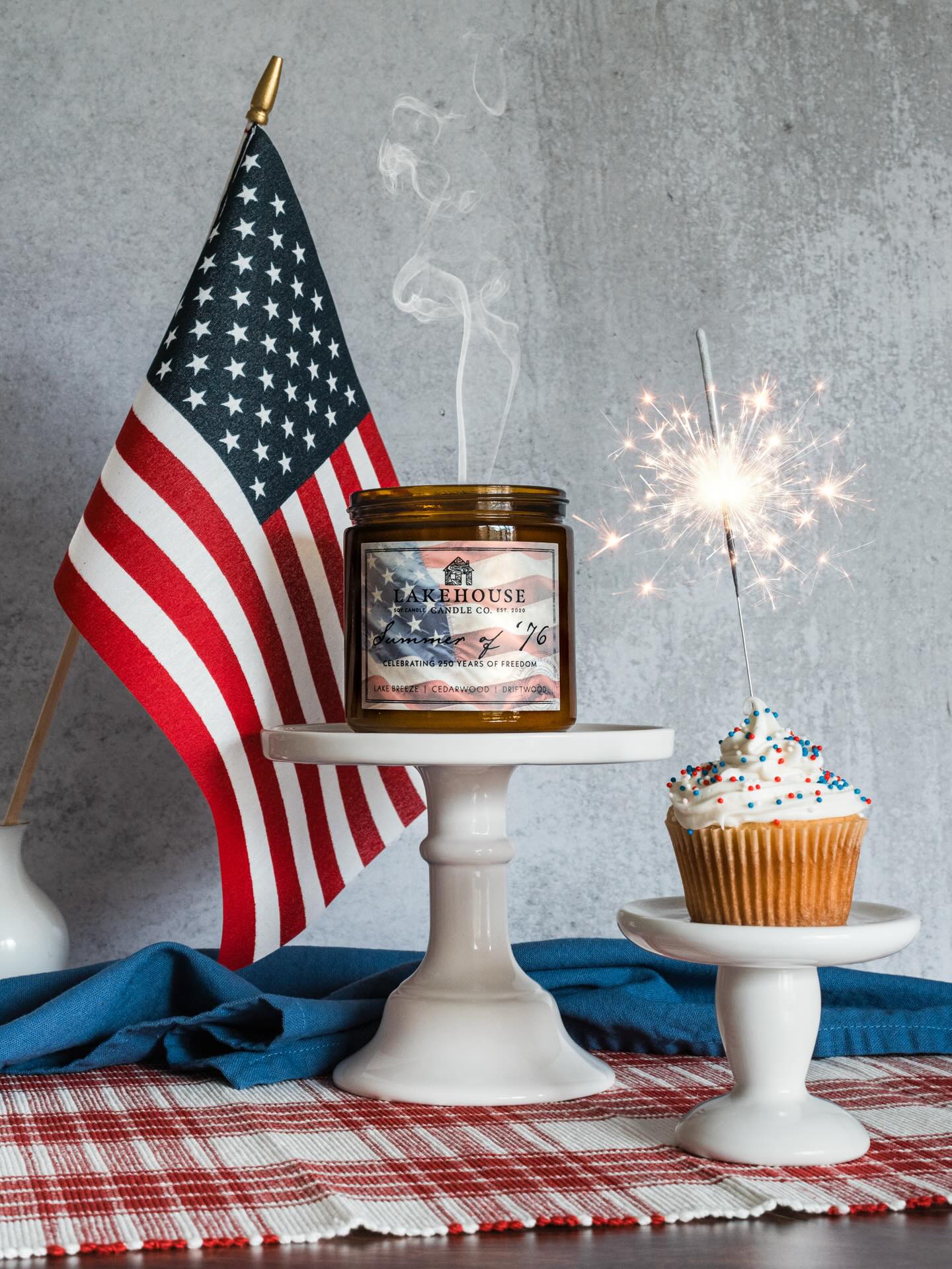 IT’S HERE! 🇺🇸✨ Our 250th Anniversary Candle is now live, crafted to embody strength and serenity.
Use the link in our bio to order, or stop by our storefront in Waconia, MN to purchase!
📸 @kerry_darrington
#250anniversary #handpouredcandle #fourthofjuly #redwhiteandblue #summernights