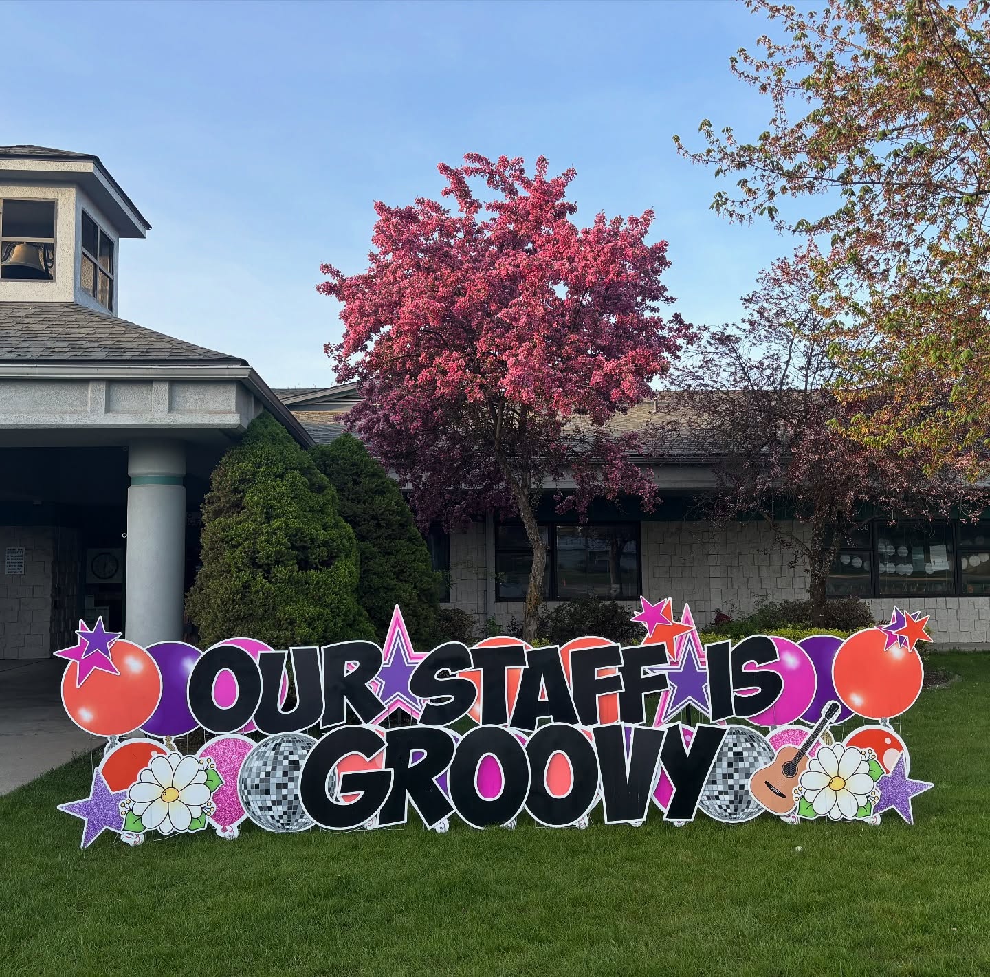Same theme. Different schools. Years apart. Which do you prefer?
Teachers are pretty groovy! 🪩🕺💃🏻
