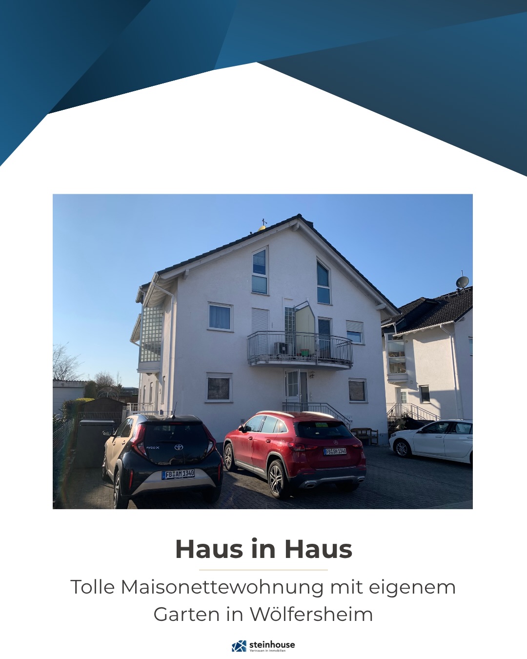 ZU VERKAUFEN
KAUFPREIS: 299.000,- € + Stellplätze
Angeboten wird eine gemütliche und helle Maisonettewohnung, die aufgrund des durchdachten Schnittes wie ein Haus im Haus wirkt. Auch der eigene Garten mit Sonnenterrasse unterstreicht dieses Gefühl. Die Räume verteilen sich auf Erdgeschoss sowie Souterrain und schaffen aufgrund Ihrer Aufteilung ein angenehmes Raumgefühl.
INTERESSE? Dann kontaktiere uns:
📞 +49 (0) 6172 852 81 90
✉️ immobilien@steinhouse.de
#immobilien #hausinhaus #makler #wölfersheim | #steinhouseimmobilien
