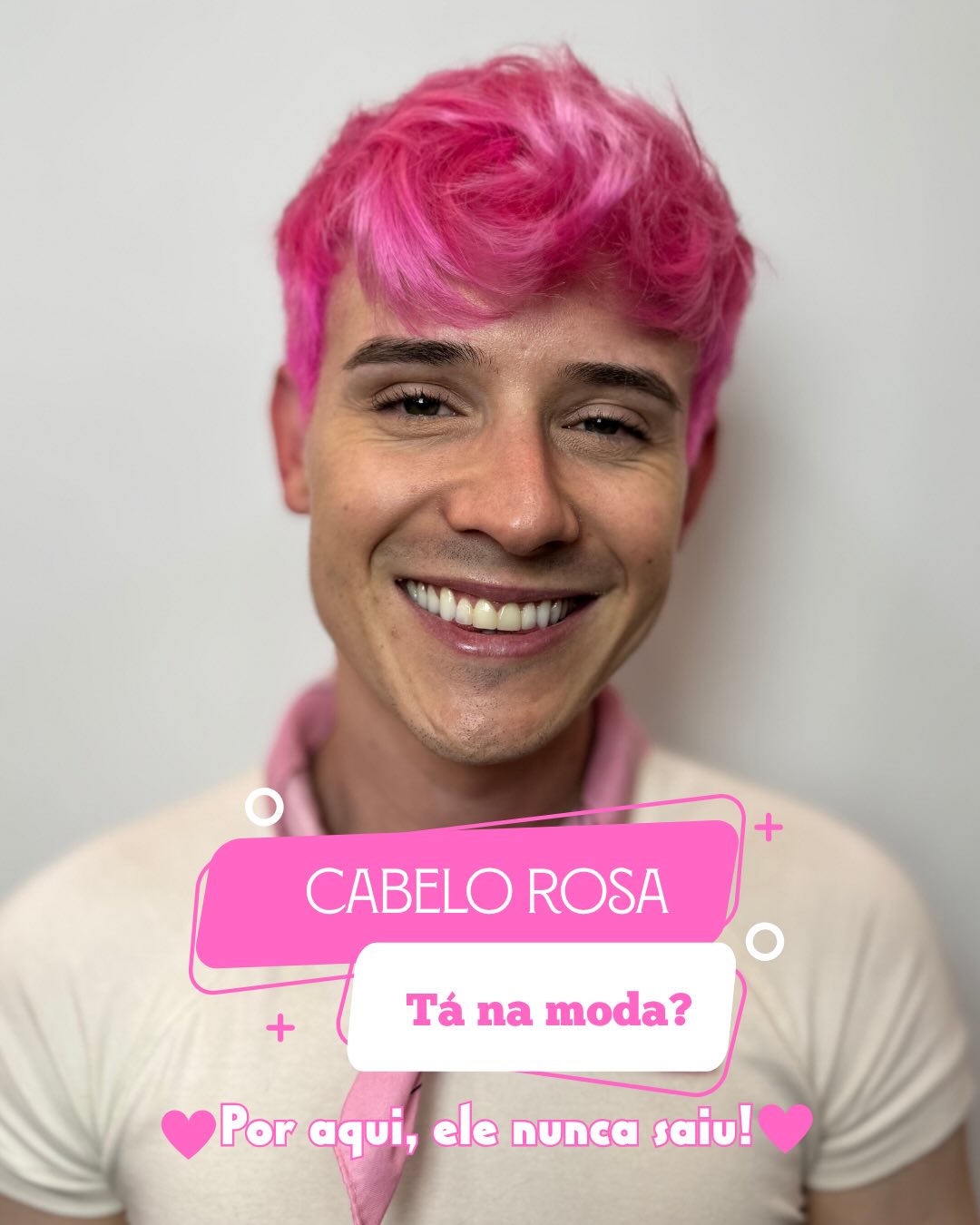 Quem resiste a um rosa?! 💖
O carrossel de hoje é um tributo a todos que não perdem a chance de expressar sua identidade.
Do pastel ao mais vibrante, das mechas as pontas, o rosa sempre foi uma grande paixão aqui no nosso picadeiro.
E no fim a gente sabe que a verdadeira trend que vale a pena é ser você mesma! 🩷
Qual dessas versões você está com vontade de experimentar? ✨Conta pra gente nos comentários!
#circushair #cabelorosa #cabelocolorido #pinkhair