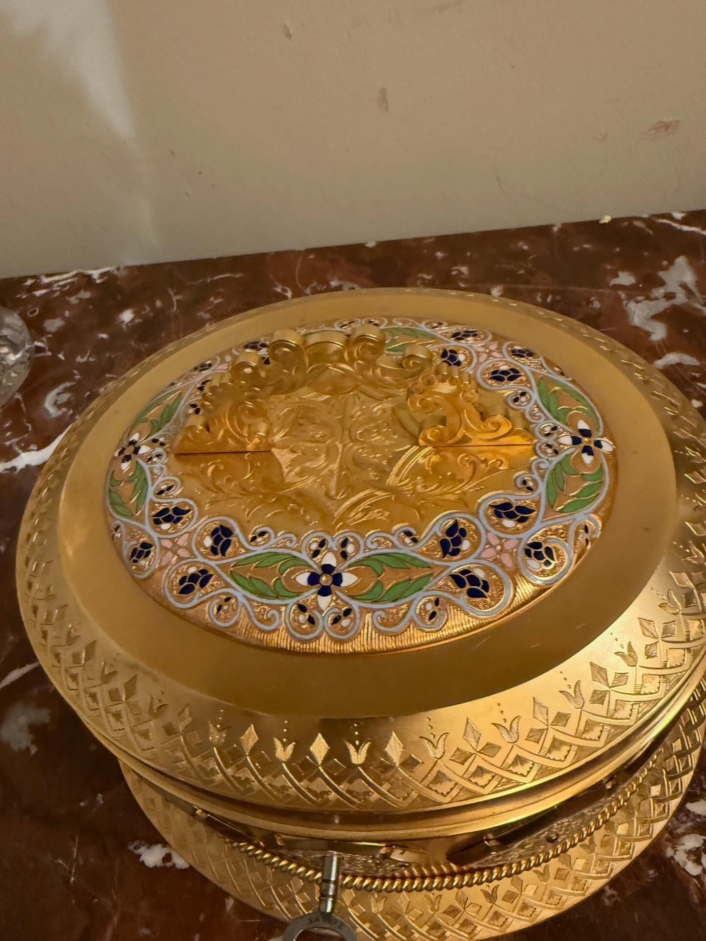 Exceptional champleve/ gilt bronze casket#french#antique#objet d”art#portobello#warehouse furniture