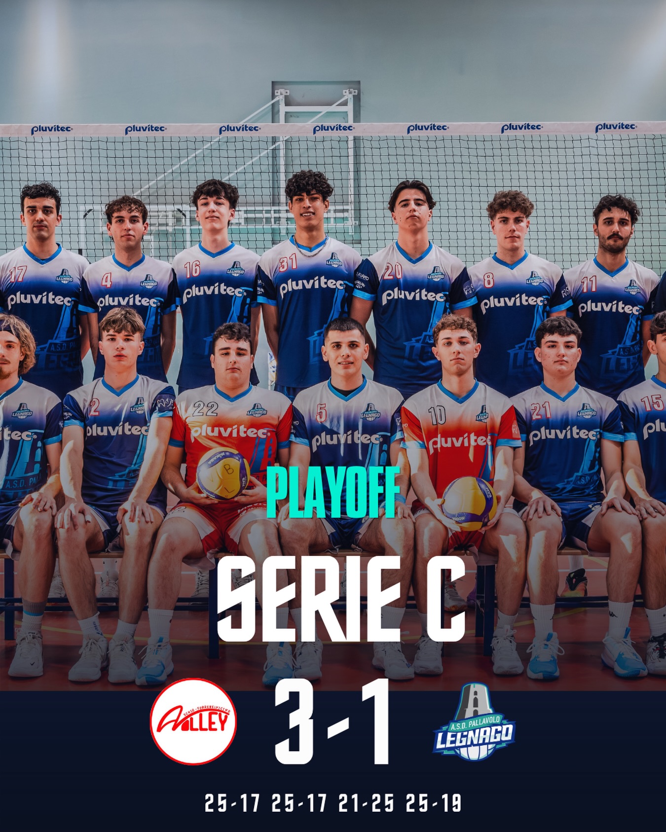 Serie C – Playoff
Olimpia Avolley Schio – Pallavolo Legnago 3-1
Non arriva il risultato sperato nella gara di andata dei playoff, al termine di una partita in cui i nostri ragazzi hanno faticato a esprimere con continuità il proprio gioco. Tanta intensità, tanta voglia, ma anche un po’ di emozione in un contesto che richiede lucidità e freddezza nei momenti chiave.
Nonostante questo, la squadra ha comunque lottato e provato a restare agganciata al match, dimostrando carattere e spirito di gruppo. È una di quelle partite da cui imparare, da cui ripartire subito, senza perdere fiducia in ciò che si è costruito durante tutta la stagione.
Ora però non c’è più spazio per guardarsi indietro. Tutto si decide nella gara di ritorno.
📍 9 maggio – in casa
Servirà una prestazione diversa, più libera, più concreta, più nostra. Servirà l’energia del gruppo, la qualità che questa squadra ha dimostrato per tutto l’anno e soprattutto il supporto del nostro pubblico.
Il palazzetto è sold out.
Ora tocca a noi riempirlo di energia.
Ci giochiamo tutto. Insieme 💪🔥
#asdpallavololegnago