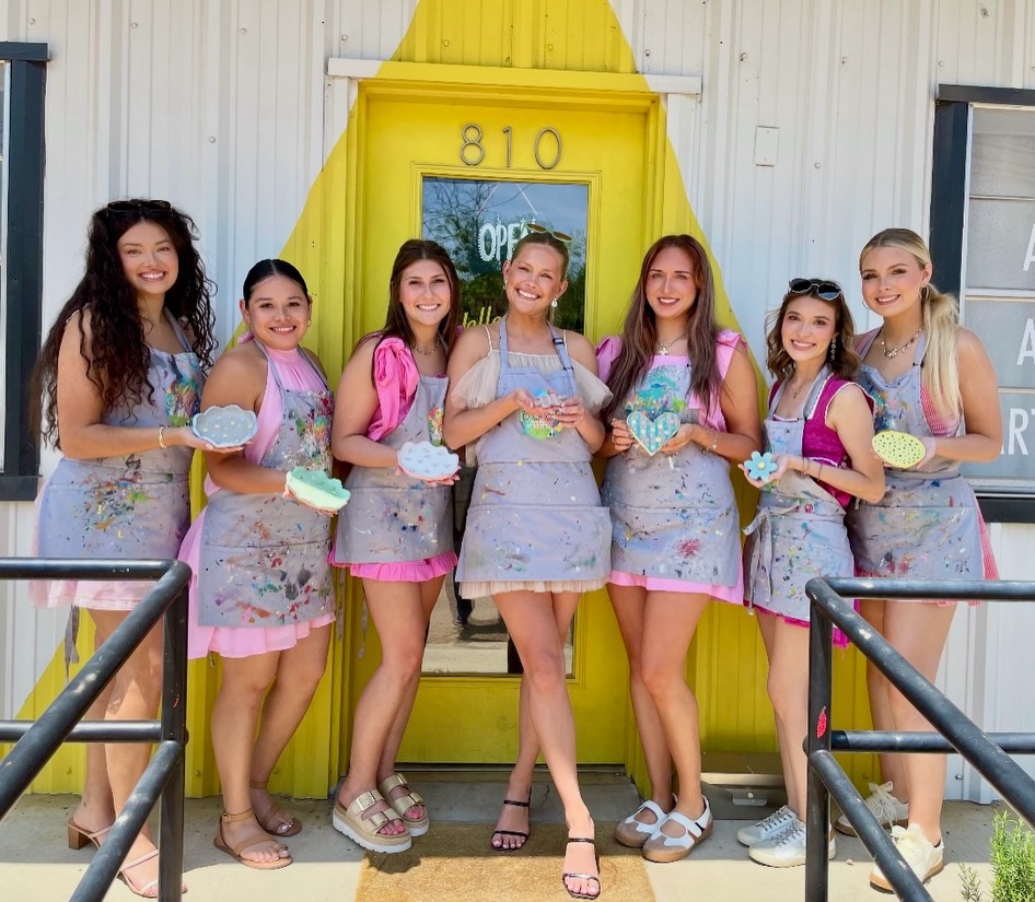 Our studio was thrilled to host a delightful group of bachelorettes last weekend. To celebrate the bride-to-be, they crafted sweet hand-built clay trinket dishes, and we're excited to see the finished products after firing! 💛🍾🎨. #bachelorette #visitfredericksburg