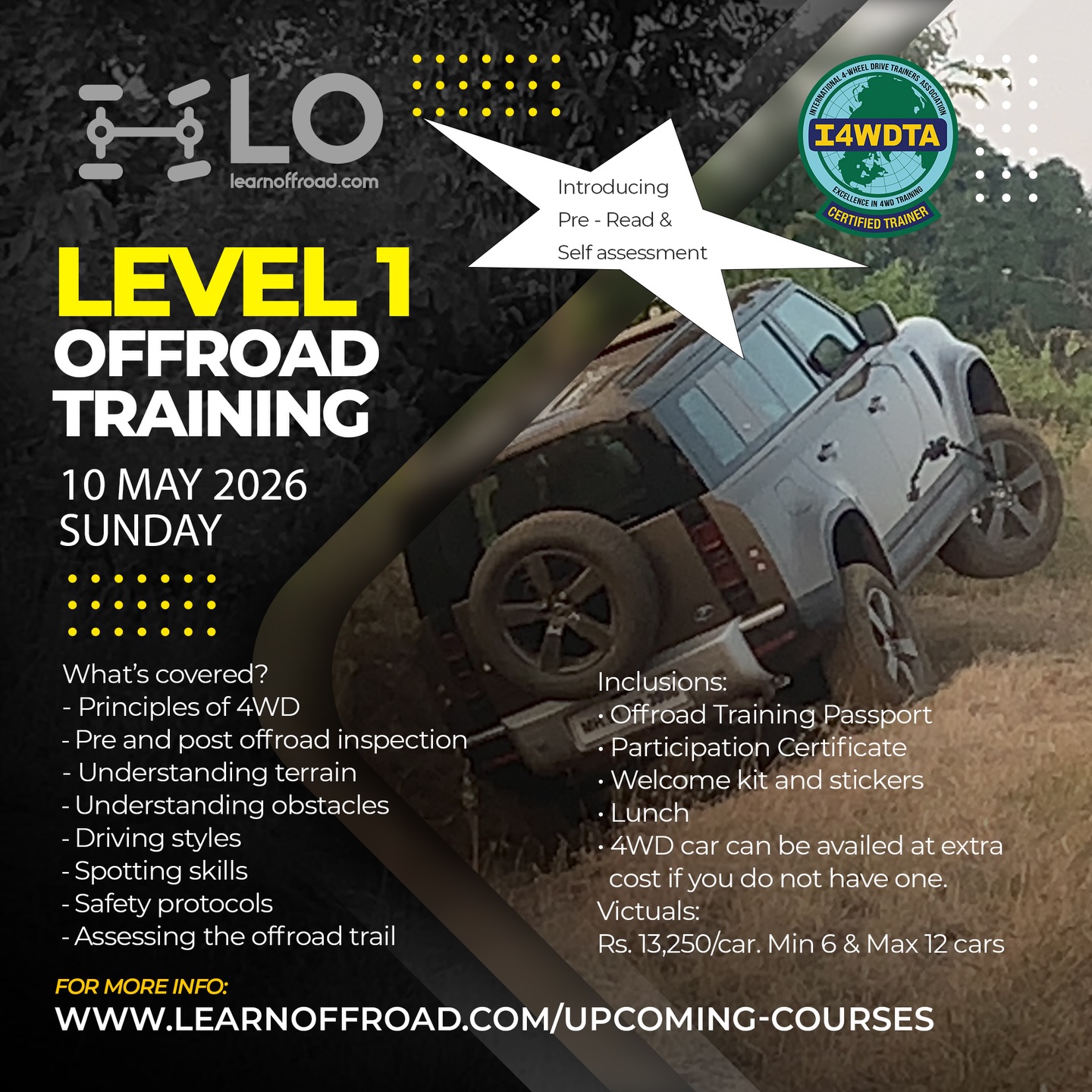 Ready to conquer the wild? 🌍 Get behind the wheel and master the art of offroading with our expert-led training sessions. Whether you’re a weekend warrior or a thrill-seeker looking to elevate your skills, our training is designed just for you! 🚙💨
Key Takeaways:
Master challenging terrains with confidence
Protect your vehicle from unnecessary damage
Boost your offroading knowledge and skills
It’s not just about the drive—it’s about the journey. Are you ready? 🌟
#OffroadAdventure #LearnOffroad #OffroadTraining #ExploreTheUnknown #thar fortuner jimny marutijimny endeavour defender mahindrascorpion scorpion landroverdefender defender110 offroadtraining offroadjunkie offroadschool offroadinstructor offroadacademy tharroxx