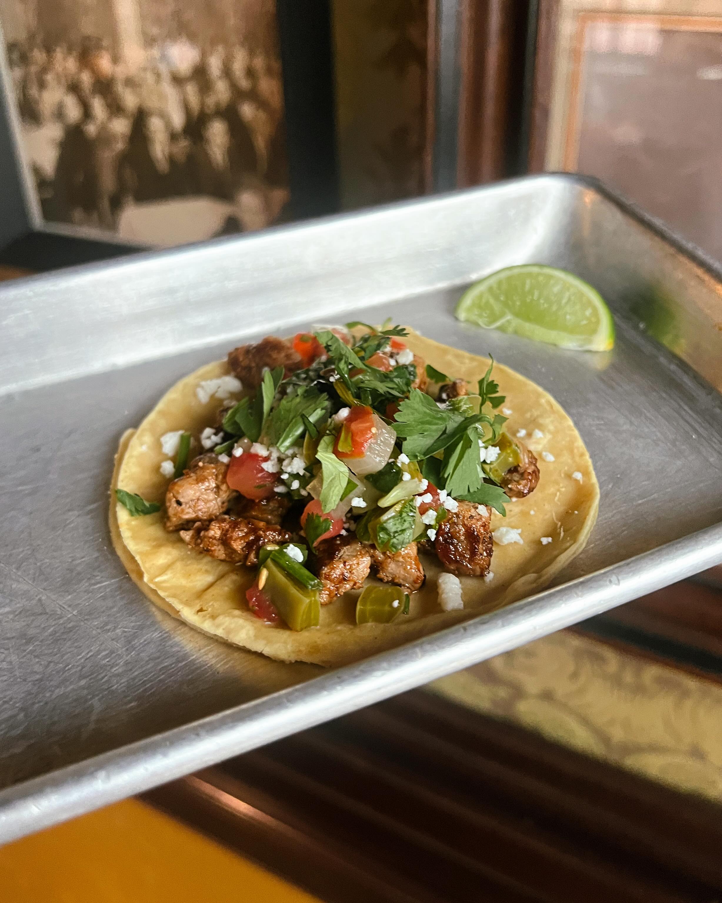 W.T.F. - weekly truk’t feature
STEAK & CACTUS PICO TACO - steak, housemade cactus pico, queso fresco, cilantro.
Available through 5/10.