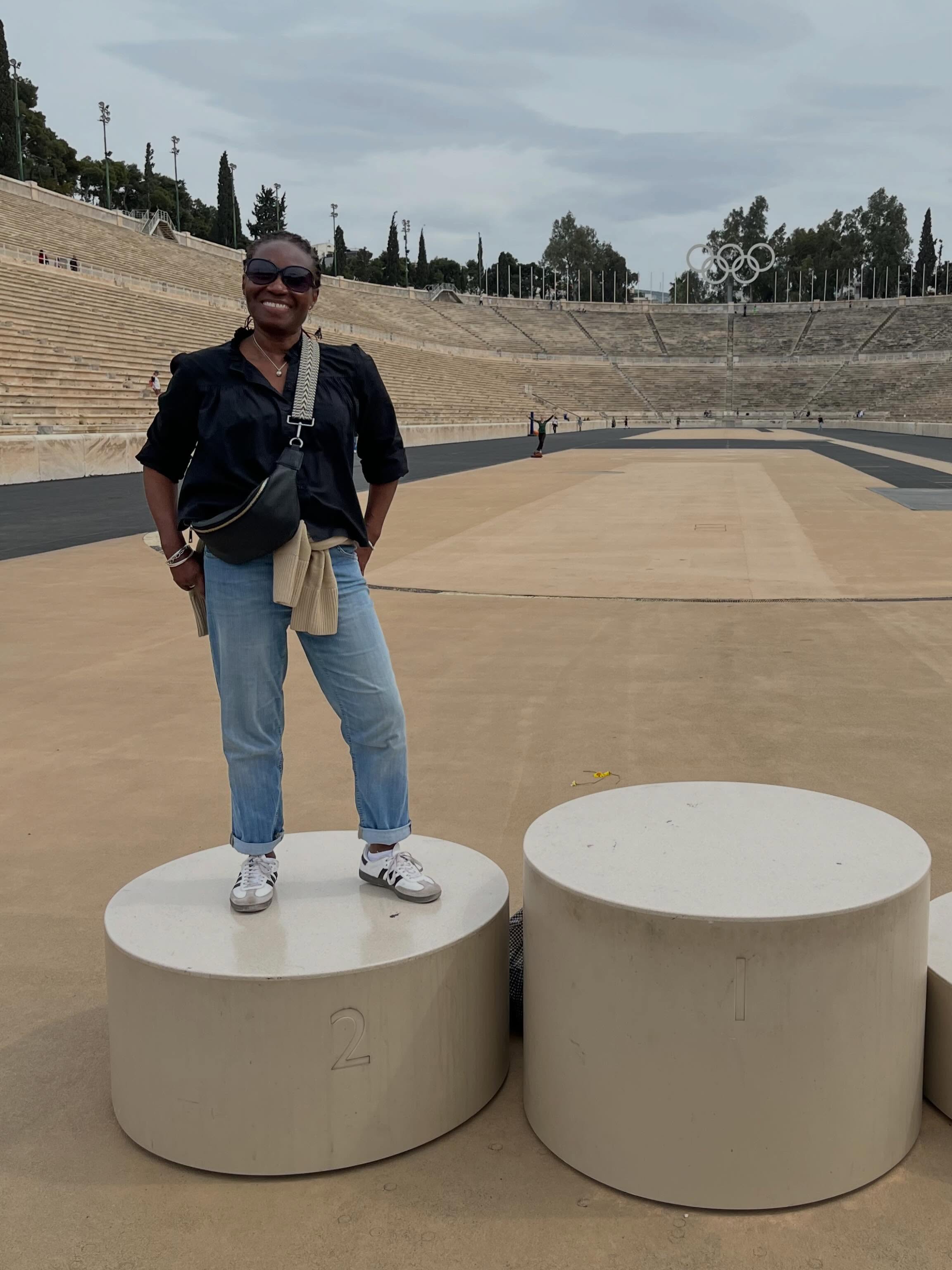Not quite gold… but still shining ✨🥈
The Golden girl couldn’t resist claiming her moment on the silver podium during a visit to the Panathenaic Stadium in Athens. History, energy, and a little playful competition in the air 😉
And yes… “Silver by Golden” finally makes sense, right? My name’s Golden, but my heart belongs to crafting all things silver ✨
Because sometimes it’s not about the place you stand… it’s about the joy of being there.
#SilverByGolden #GoldenByNameSilverByNature #AthensDiaries #PanathenaicStadium #PodiumVibes