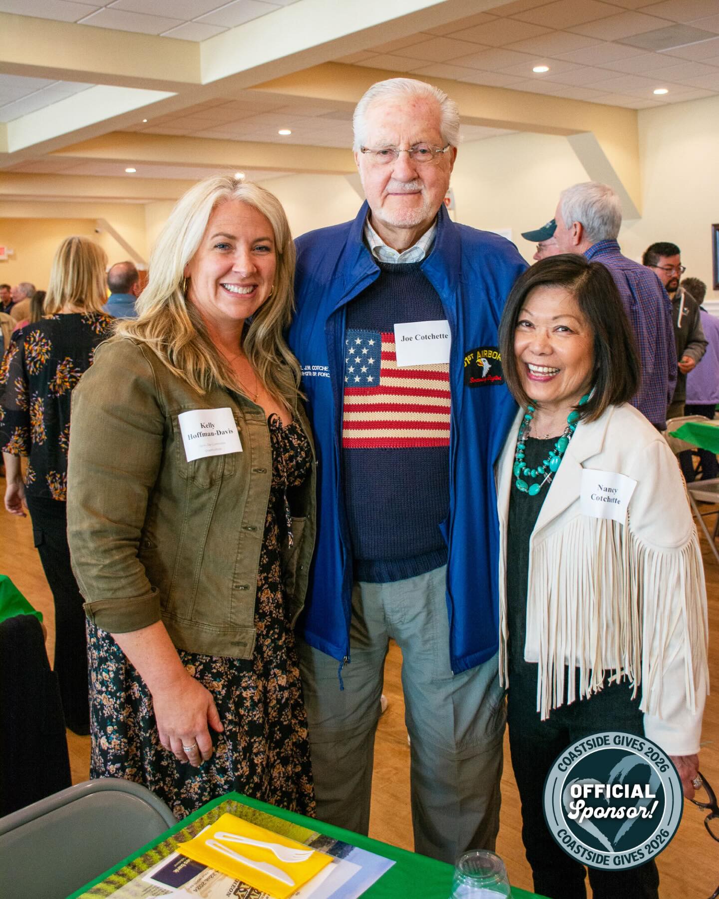 We’re extremely grateful to have support from sponsors Joe Cotchett and Nanci Nishimura. Your generous support makes our event possible and embodies our ethos of Give Where You Live. Thank you to both of them for sponsoring Coastside Gives 2026 💙
