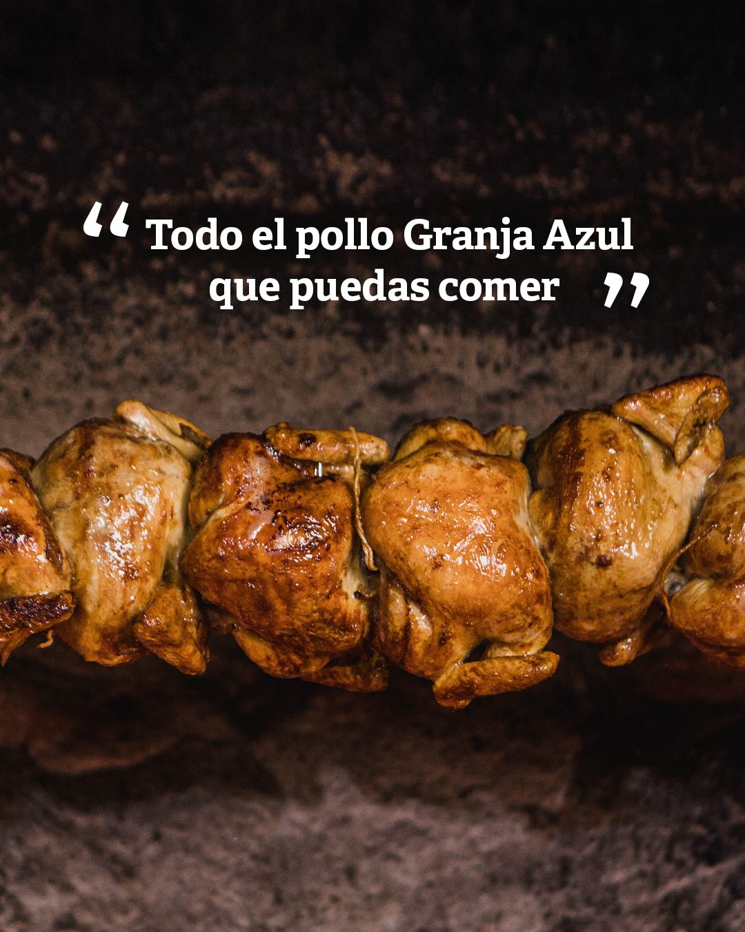 Inventamos el pollo a la brasa y la mejor manera de disfrutarlo: ilimitadamente. 🍗♾️
Pregunta por nuestro all you can eat Granja Azul.
#GranjaAzulElOriginal