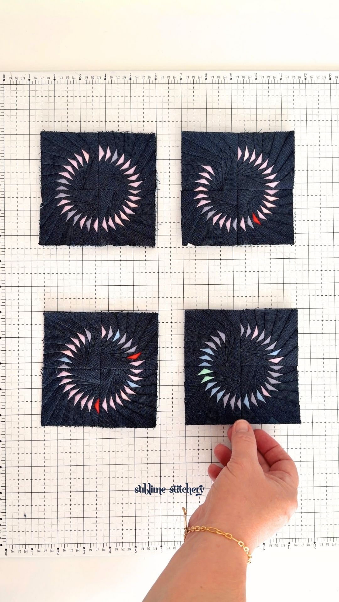 Hi friends! Four months in… and I’m loving how this #temperaturequilt is starting to evolve.
January through April - stitched one day, one block, one temperature at a time using my Koru Geese Block pattern.
What I love most about temperature quilts is watching the subtle shifts happen slowly. The colours change almost without you noticing… until suddenly, they tell the story of a season. Can you see the transition from summer into autumn appearing in the fabrics?
If you’re sewing a temperature quilt this year, how’s it looking so far?
#meandsublimestitchery #korugeeseblock #tempquilt2026