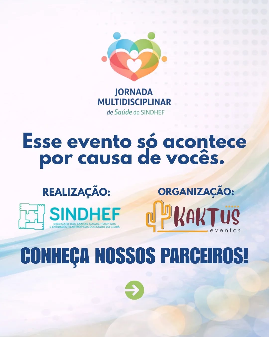 Grandes encontros não acontecem por acaso. Eles são construídos por mãos que acreditam, apoiam e caminham juntas. 🤝✨
A I Jornada Multidisciplinar de Saúde do SINDHEF ganha força graças a cada instituição, parceiro e patrocinador que decidiu somar propósito a esse movimento.
É a sua oportunidade de conhecer, conectar, ampliar sua visão, gerar networking de verdade e descobrir novas possibilidades de abrir portas com instituições que fazem a diferença todos os dias. 🚀
E tem mais vindo por aí… novos patrocinadores serão anunciados em breve!
Gratidão a todos que fazem parte dessa jornada!
Clique no link da bio @sindhef_patronal e faça sua inscrição.
#JornadaMultidisciplinar #Saúde #SINDHEF #ParceriasQueTransformam #Apoiadores Patrocinadores EventoDeSaúde