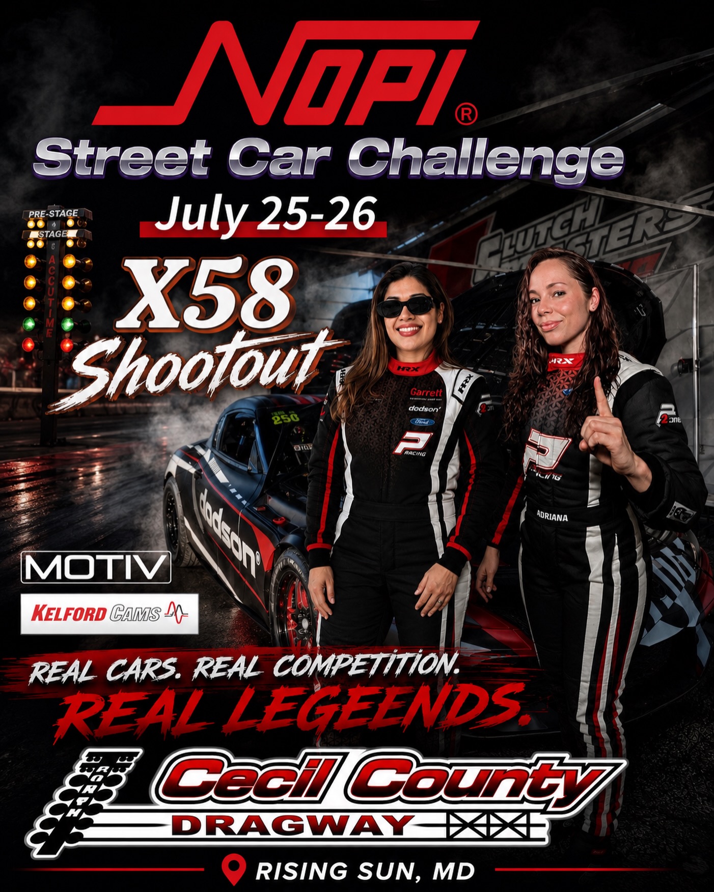 The word on the street is all the fast #x58 cars are coming to #cecilcountydragway in July. $10,000 in the pot, 16 car field. Largest x58 payout in history? And then winner of this class faces the winner of the 3 other classes to take home the title King of Drag. For more $ hmm maybe. Stay tuned #nopidragracingseries #streetcars#b58engine