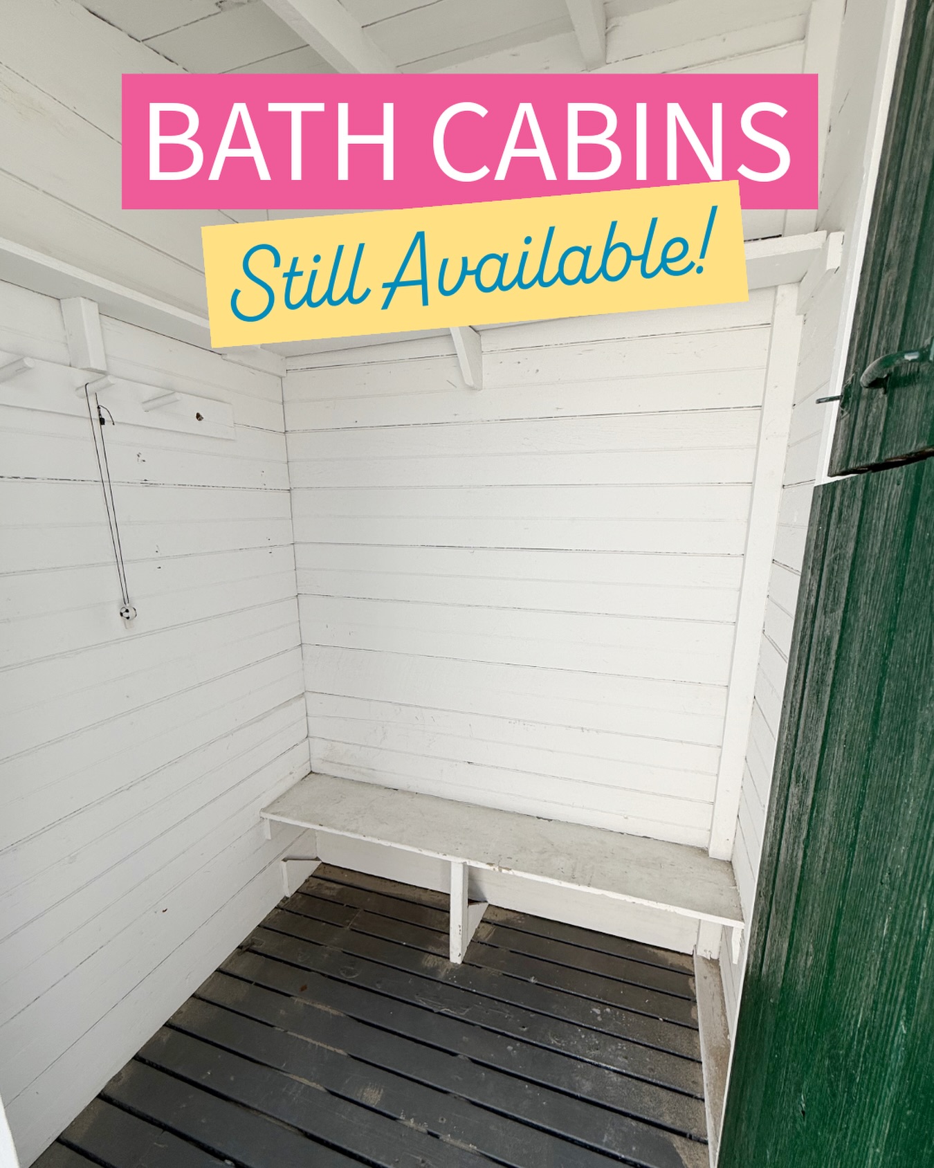 Standard Bath Cabins are still available!
$570 + tax and membership.