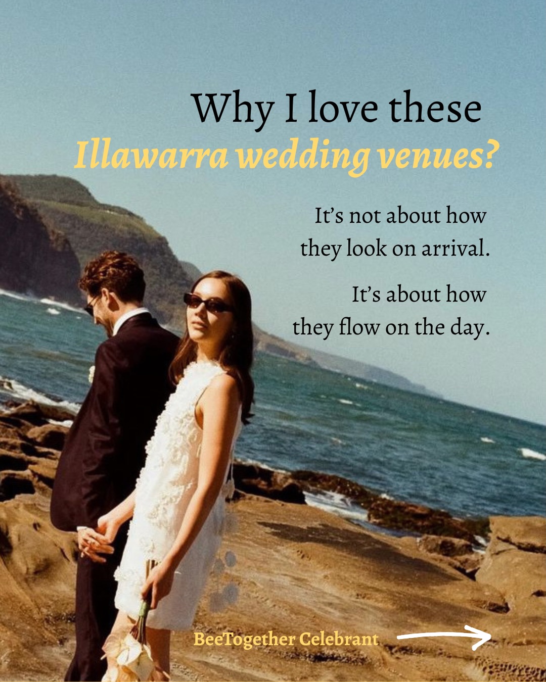 So much goes into choosing your wedding venue. Here I’m sharing what I see when I look at the whole picture and how the entire day unfolds.
@the_weddingchapel
@theimperialatclifton
@rubys_mount_kembla
If you’re fallen in love with a place, trust it.
And just to say, if you chosen a large estate wedding venue, there is so much to love about them. The space, the atmosphere, the gardens, the sense of grand occasion, truly magical.
It’s about understanding how your day will flow.
If planning wedding in the Illawarra or on the South Coast, get in touch. I’ll share ways to help the moments flow.
Cover photo Golden Years moments