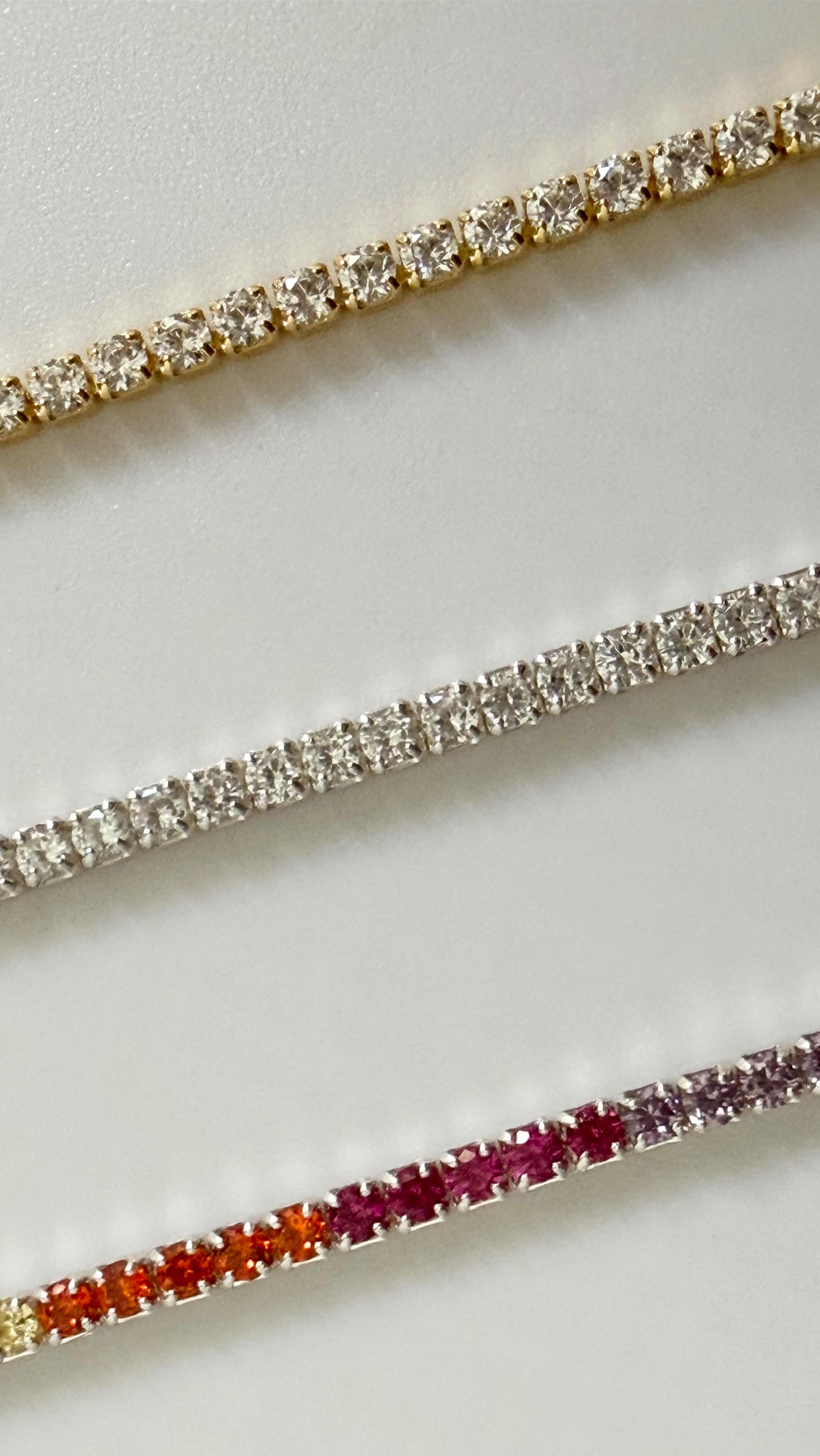 Let’s talk Tennis chains 🎾
Known for their continuous line of sparkling stones, tennis chains strike the perfect balance between understated and eye-catching. They’ve become a staple because they elevate any look — whether you’re dressing up for an occasion or adding a little luxury to your everyday style.
What makes them so special? It’s their timeless design. Trends come and go, but a tennis chain is forever. Clean, elegant, and effortlessly classy — it’s the kind of piece you’ll reach for again and again.
At Ozabelle, we currently offer three beautiful tennis chain styles, available in both sterling silver and gold filled— so you can choose the finish that suits you best.
The perfect piece to wear solo for a minimal look or layer up for that extra sparkle.
Which one would you choose?
#permanentjewellerynorwich #weldedbracelet #norwichsmallbusiness