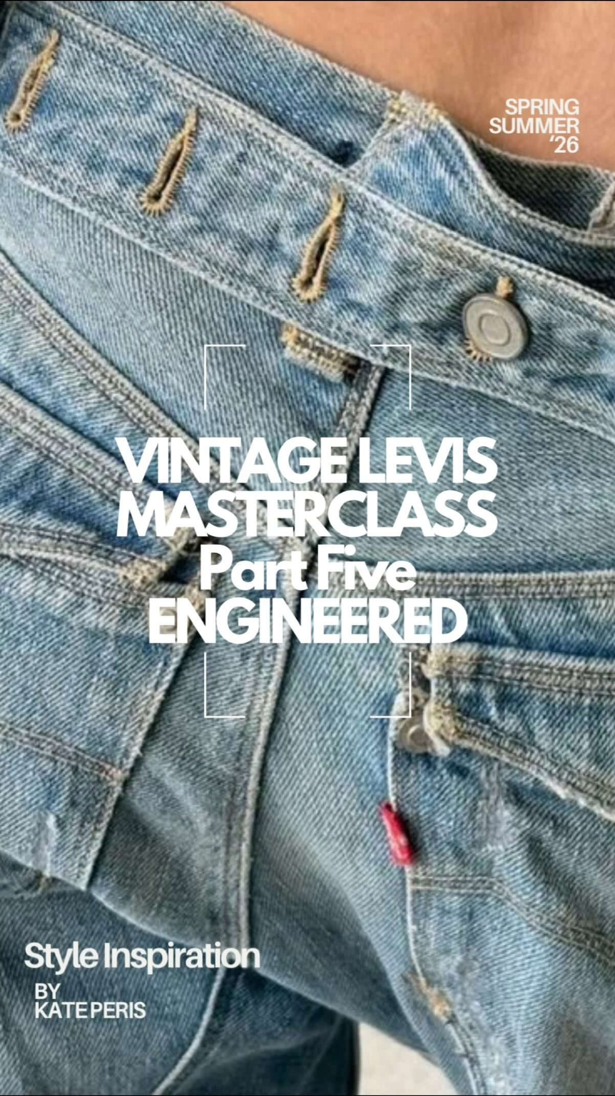 The Y2K revival happening is right now. Everything you need to know is in this video about some of the coolest jeans out there!
Save this before the rest of the world catches up, Because I’m predicting they will!
Questions? Drop them below because this is the last of our Masterclass series and I will be answering the many questions that have come in on Thursday!
#vintagelevi #vintagelevis #levisengineered #styleadvice #over50fashion
