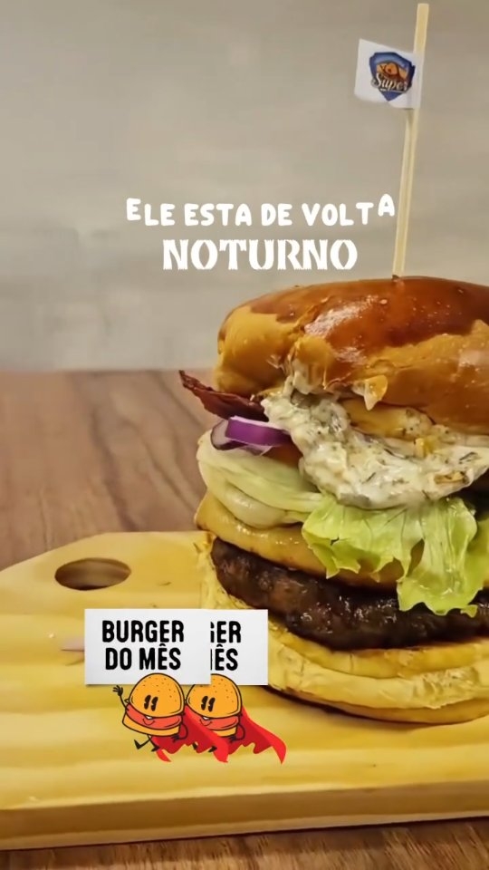 O queridinho da noite está de volta! 🌙🍔
O Noturno Burger voltou ao cardápio como nosso novo burger do mês! Agora repaginado, ainda mais suculento e irresistível. Se você já amava, se prepara… porque ficou melhor do que nunca!
venha experimentar essa novidade, ou melhor, esse retorno épico!
Mas corre que é só nesse mês de maio!
#BurgerNoturno #HamburguerArtesanal #BurgerLovers #NovidadeNoCardapio #Foodie Hamburguer ComidaBoa CampinasFood Gastronomia