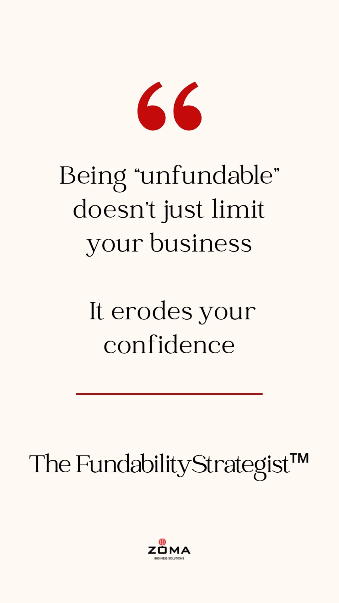 Let me say something that might challenge you-
Women are NOT "unfundable".
🪙 They’re unsupported.
And until we fix that,
we’ll keep telling women to:
• be more confident
• show up more
• “believe in themselves”
When the "real issue" is:
💰 The system was never designed for them to win.
Because this isn’t just about "funding".
It’s about:
🪙 access
🪙 structure
🪙 being taken seriously
And when those are missing...
even the most capable women start to question themselves.
🤔 Be honest:
Have you ever doubted yourself-
when what you really lacked was "support"?
📩 DM SUPPORTED if you’re ready to fix what’s actually holding you back
Because you’re not the problem.
🈺 The structure is.
And that?
We can fix.
#womeninbusiness #fundability #entrepreneurship #businessstrategy