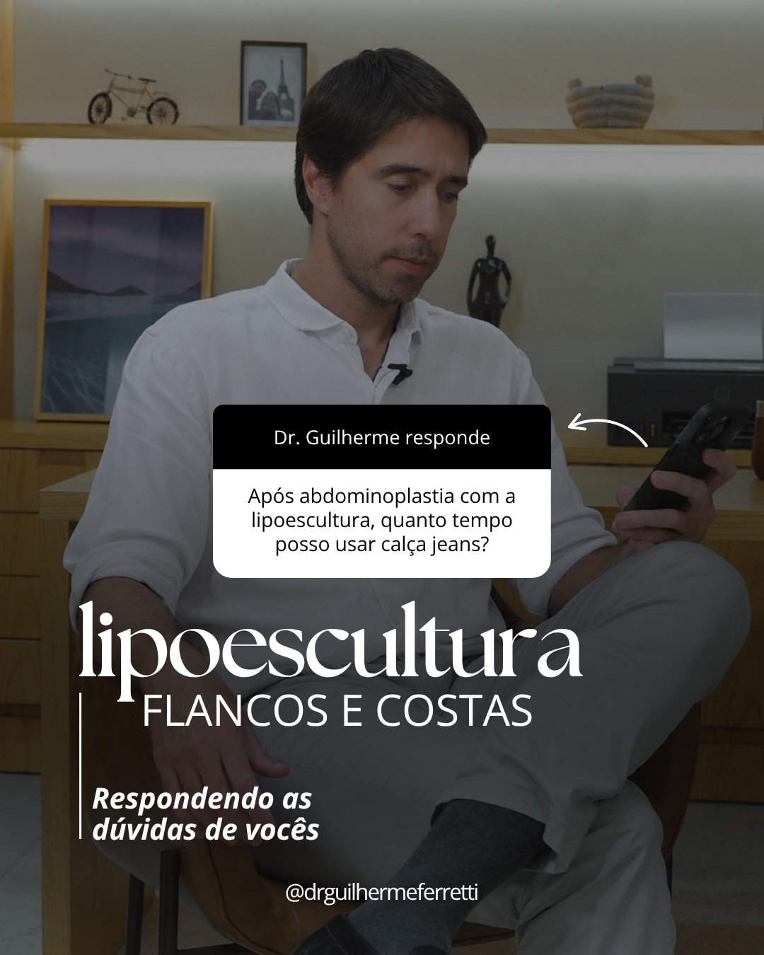 Essas foram algumas das dúvidas que surgiram por aqui e todas elas mostram uma coisa importante:
O resultado não depende só da cirurgia, mas também do pós-operatório e das escolhas ao longo do tempo.
O inchaço, o uso da cinta e os cuidados nas primeiras semanas fazem parte do processo e influenciam diretamente no resultado final.
Por isso, cada caso deve ser avaliado de forma individual.
Dr. Guilherme Ferretti | CRM 5288161-9
Agende uma consulta📲 (21) 99881-1411 ou link na bio
#drguilhermeferretti #cirurgiaplastica #plasticarj #lipo #lipocostas