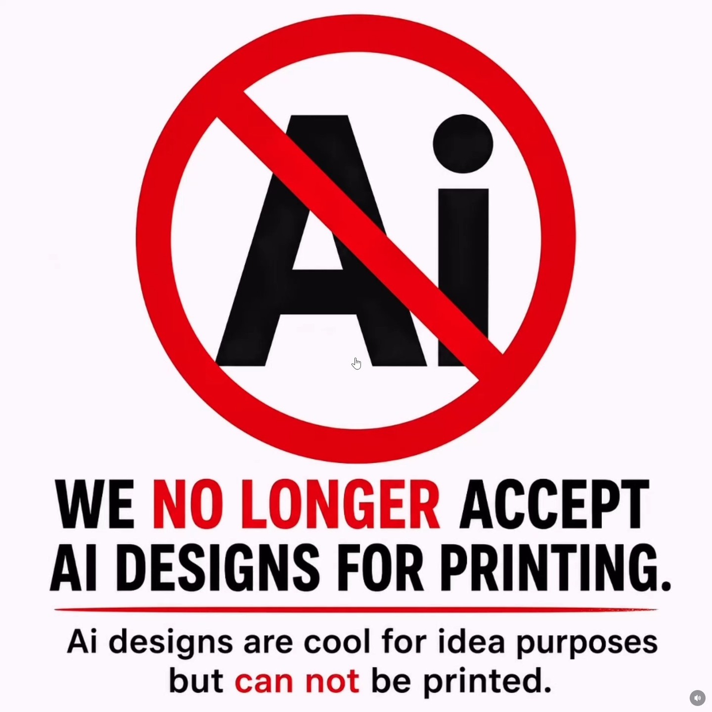 What you have is an "AI" concept, not adequate artwork in any usable form aside from a small letterhead, social media post, a generic flyer, or potentially a business card; at best..
-
The concept is great! Understand that it can not easily be used as artwork for garment printing, vehicle decals, or large/wide-format printing without the time and experience of a real designer to rebuild, or at minimum, clean up your concept.
-
Original Post By @splitfiregraphics
-
#AIsucks #NotReal #NoSkill #Etc #Stolen #TheWorldNow #2026 #AndBeyond #SplitfireGraphics #OverkillLab #WAGMI